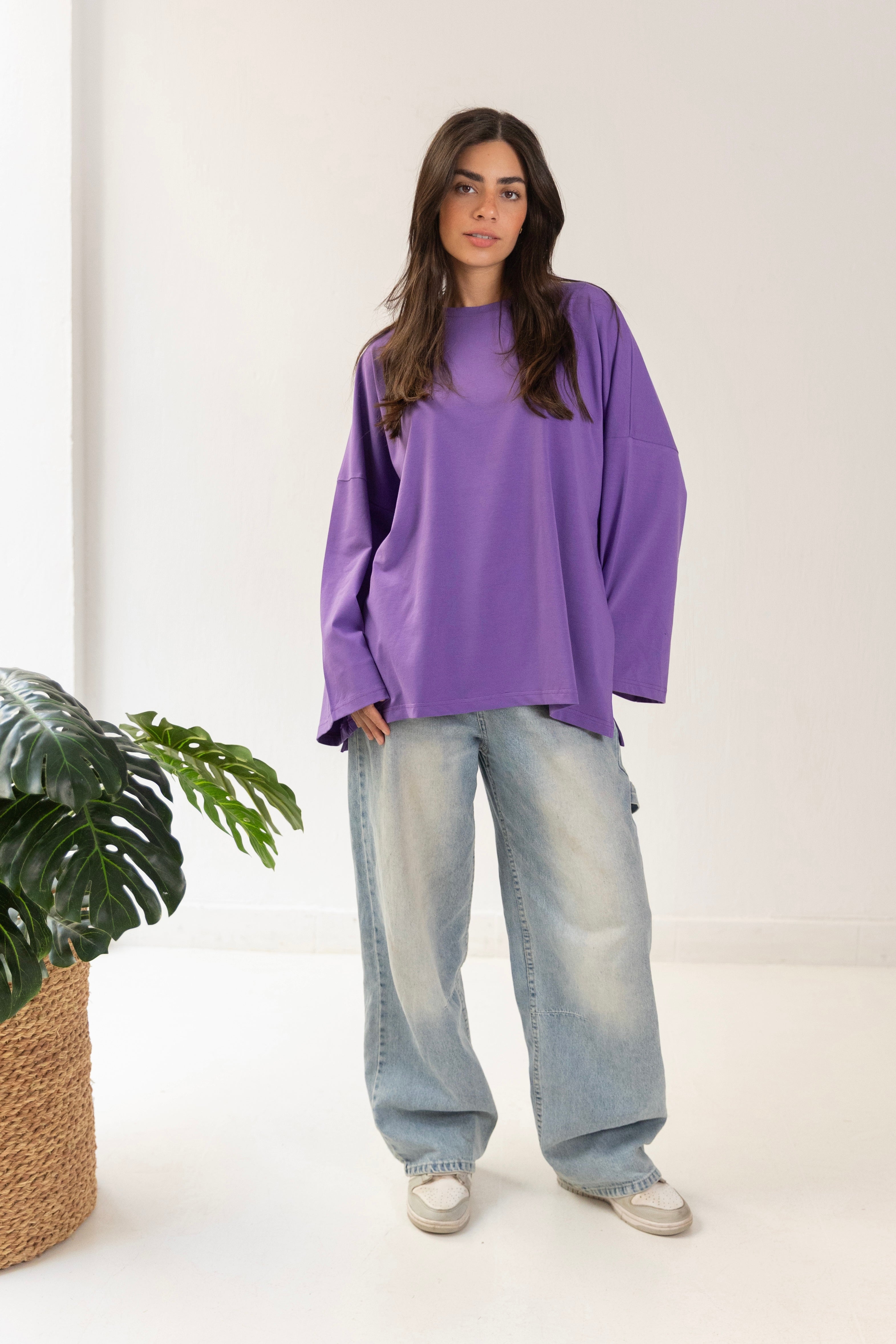 Canvas-tee lilacs