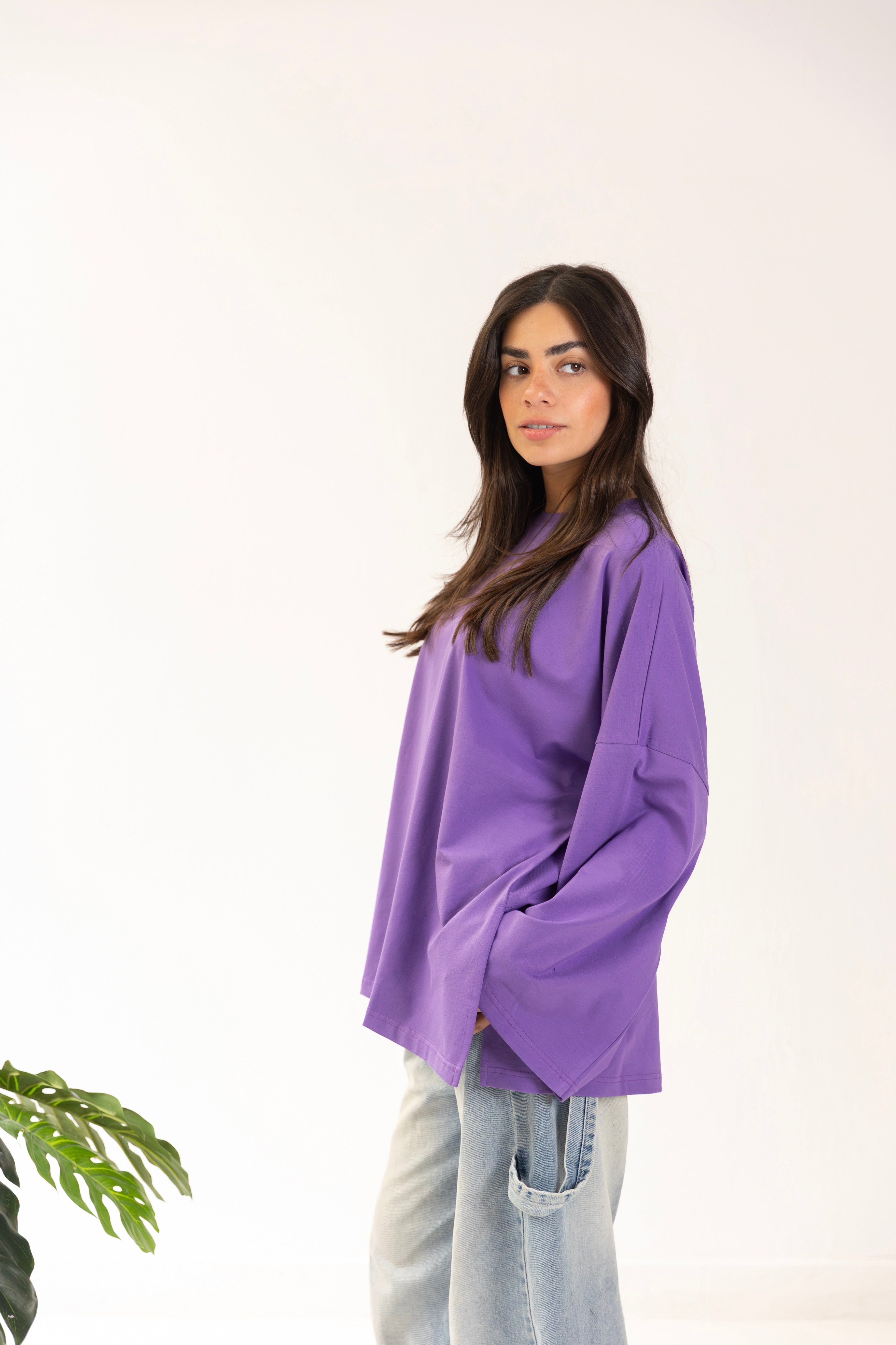 Canvas-tee lilacs