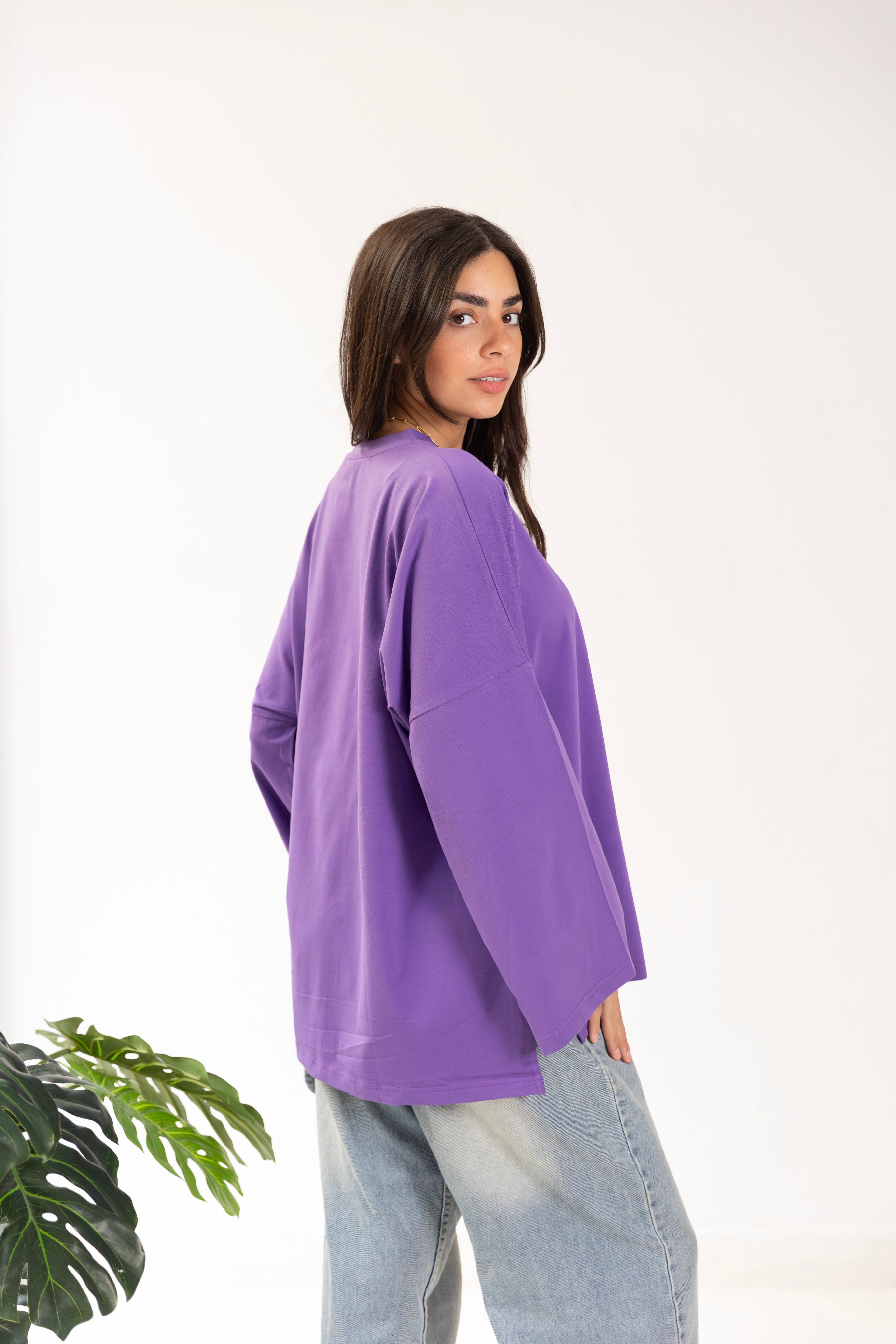 Canvas-tee lilacs