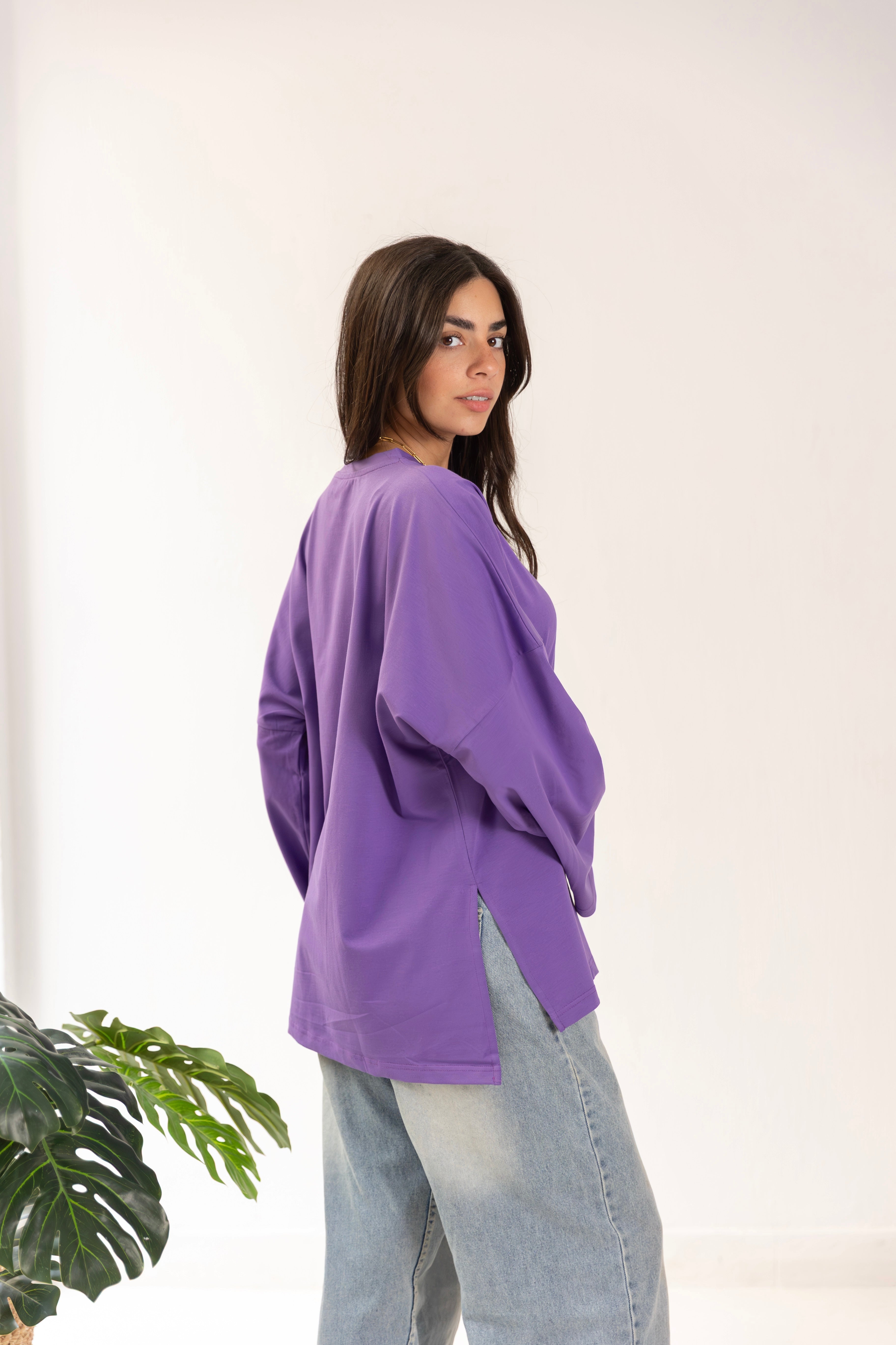 Canvas-tee lilacs