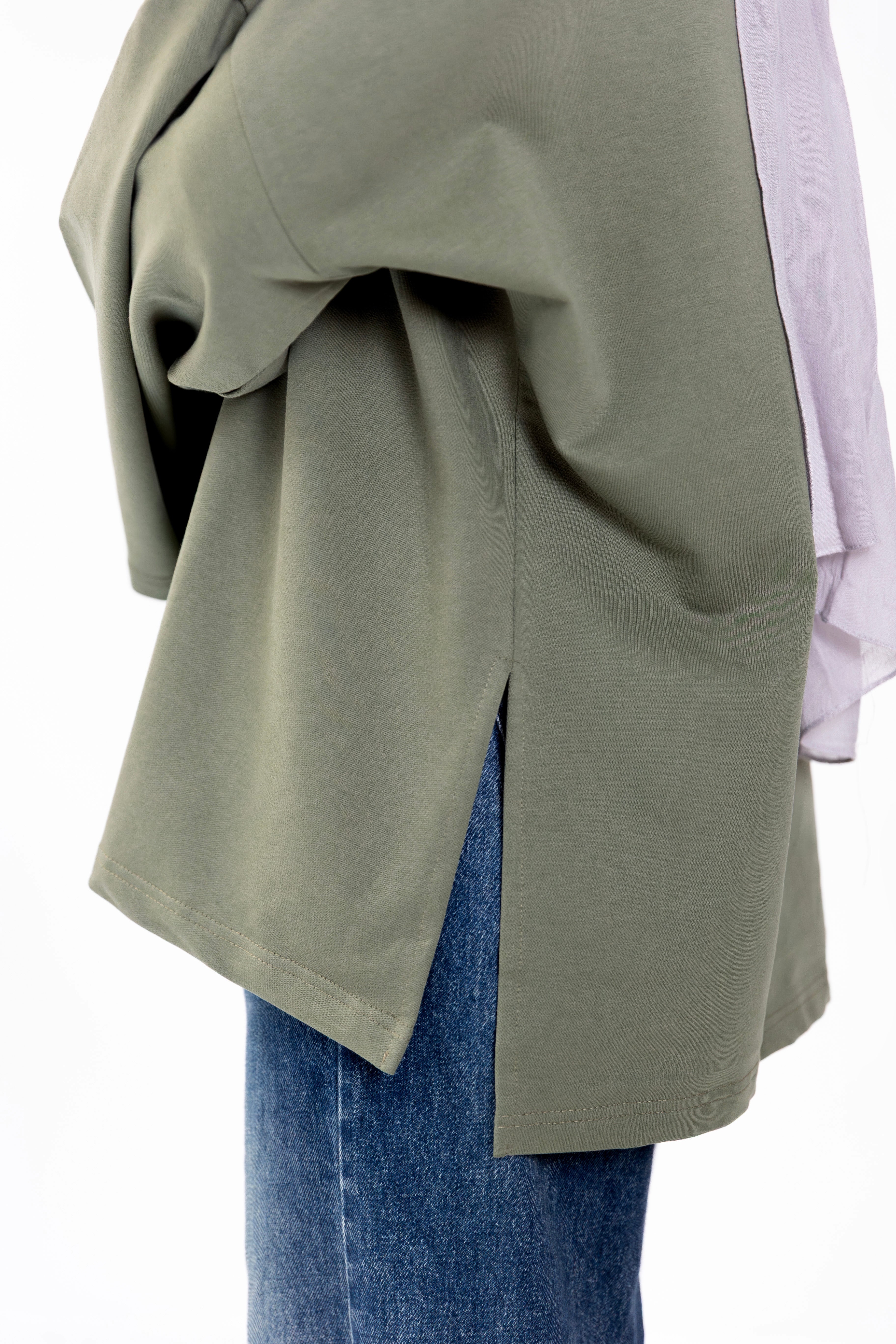 Canvas-tee  olive