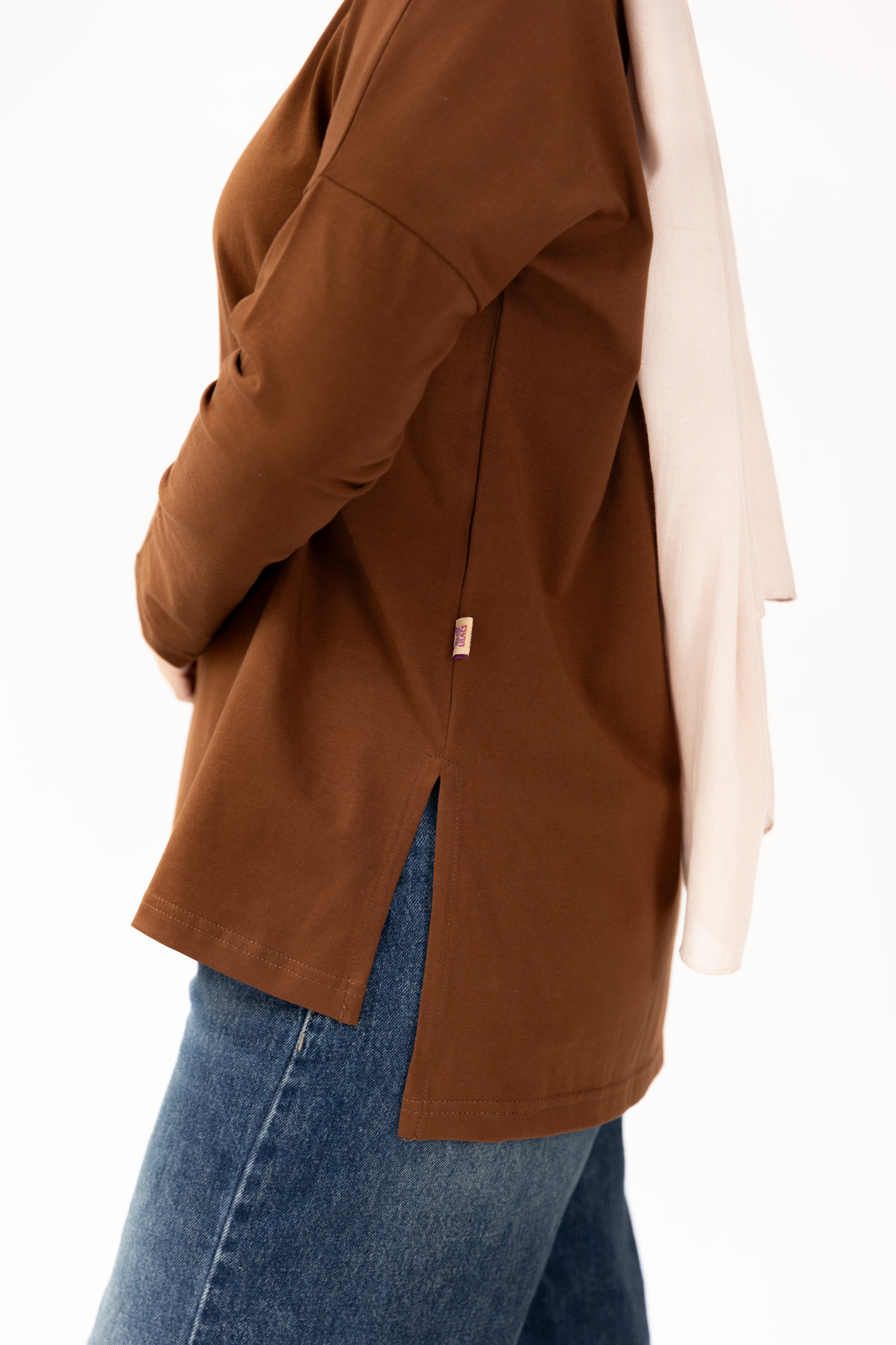 Premium cotton  T-shirts - Brown