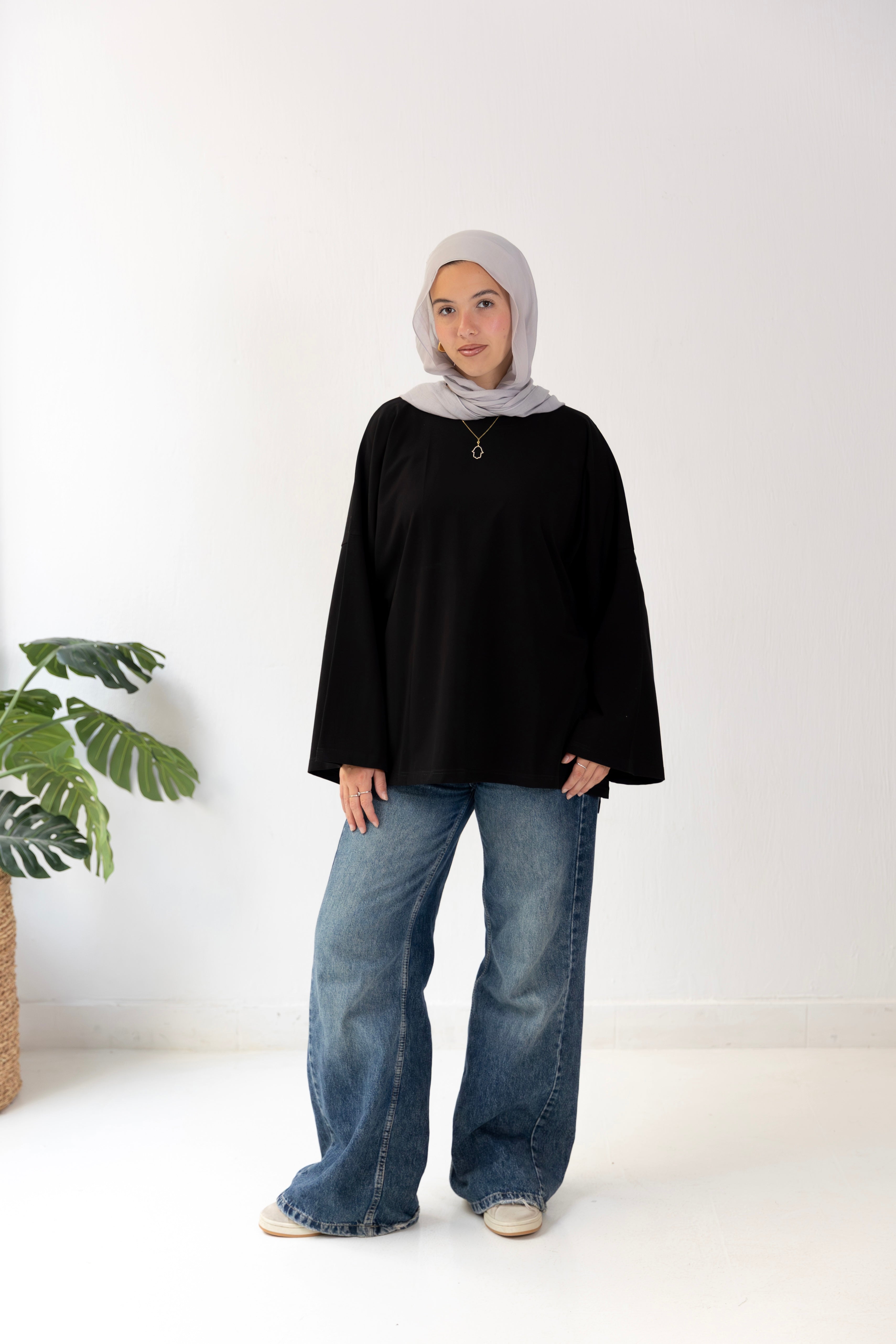 Canvas-tee  black