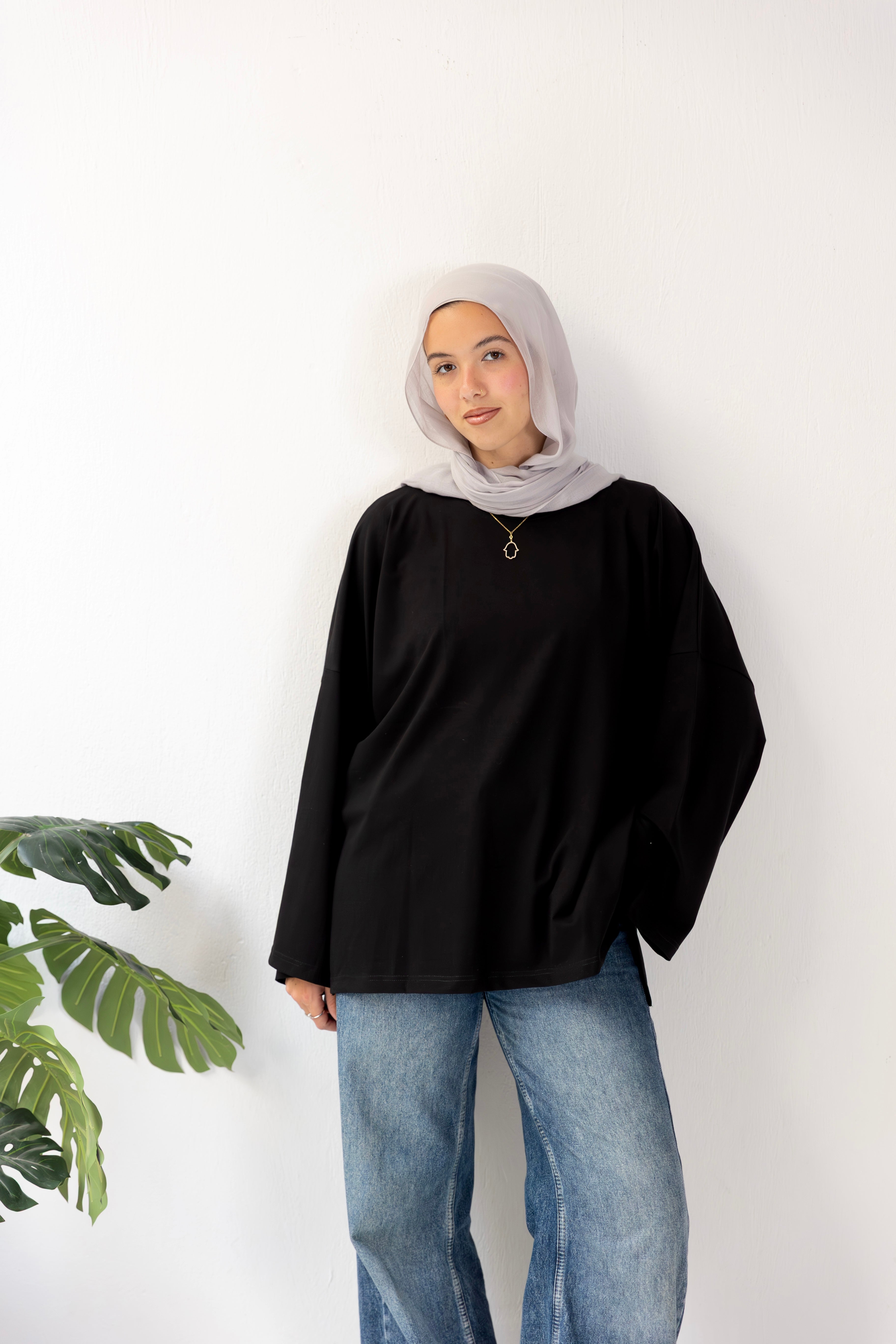 Canvas-tee  black