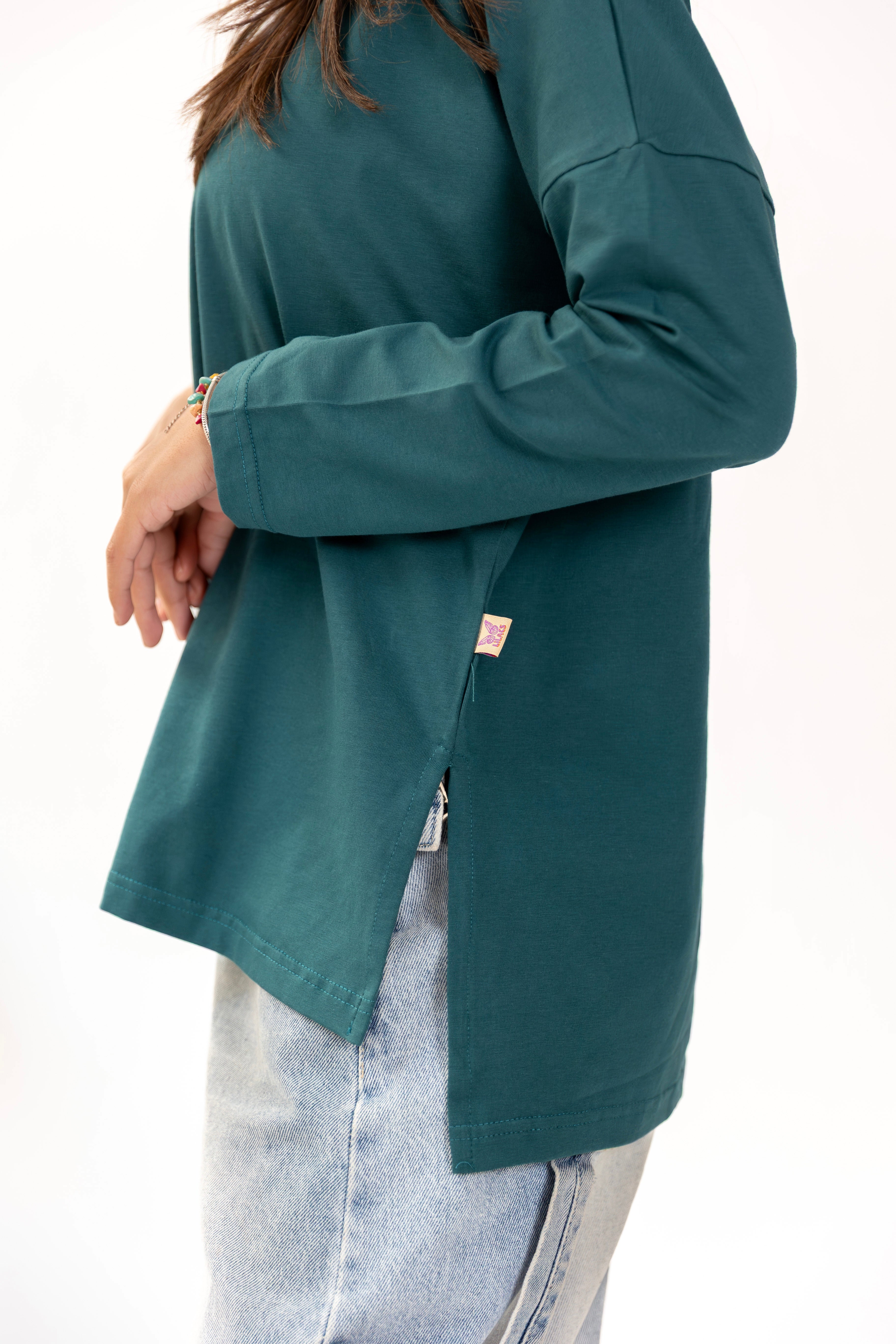 Premium cotton  T-shirts - TEAL