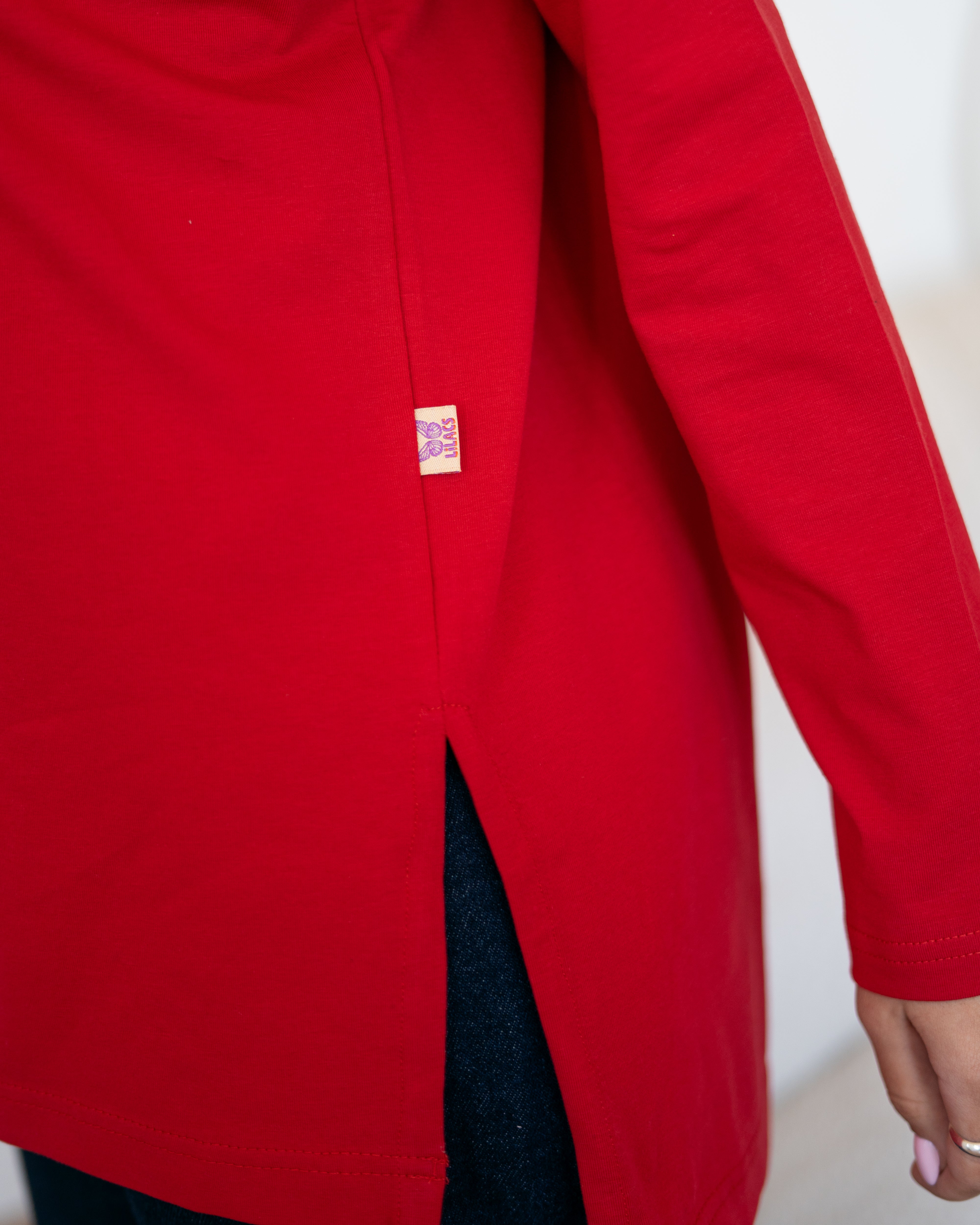 Premium cotton  T-shirts - cherry red