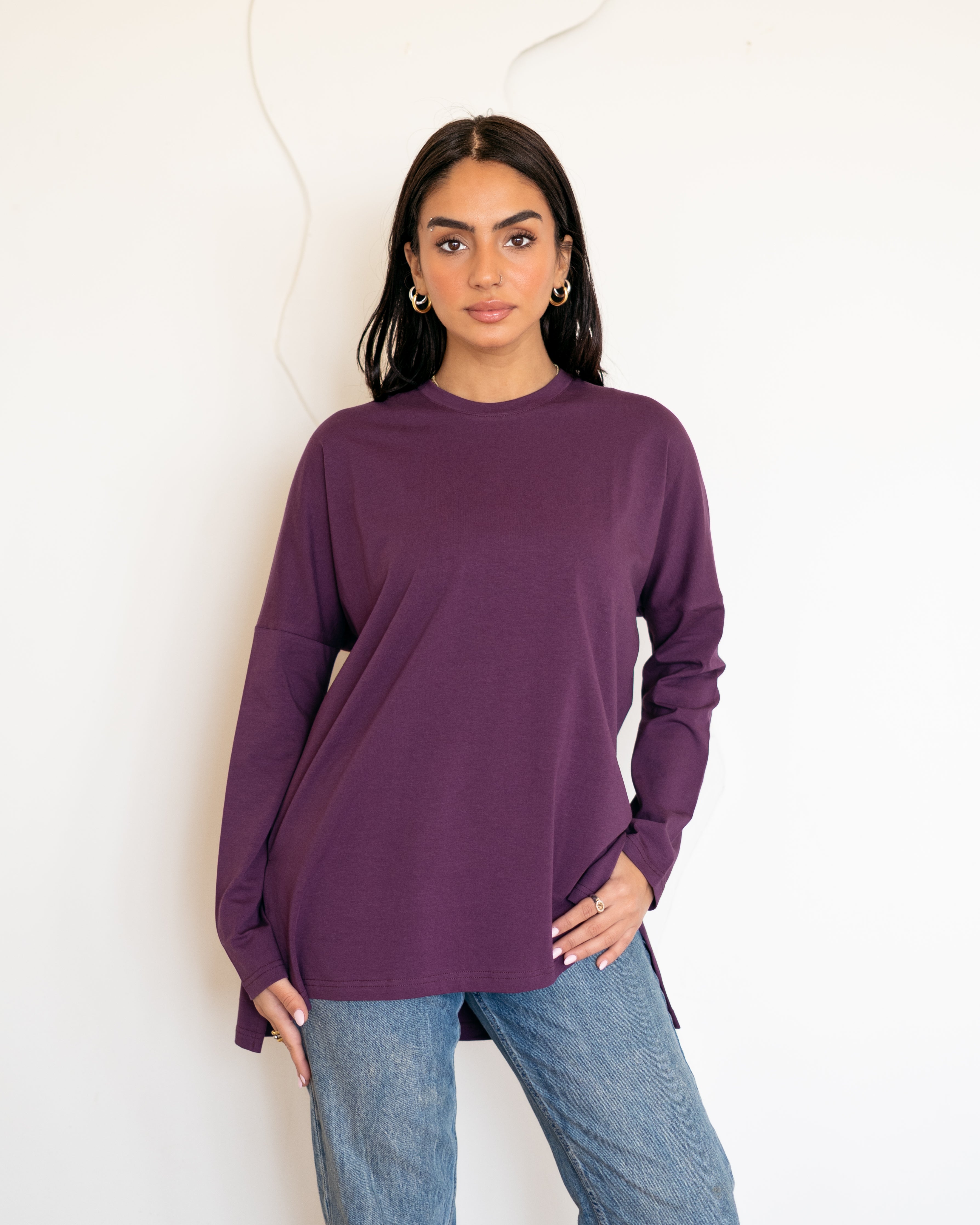 Premium cotton T-shirts - Indigo