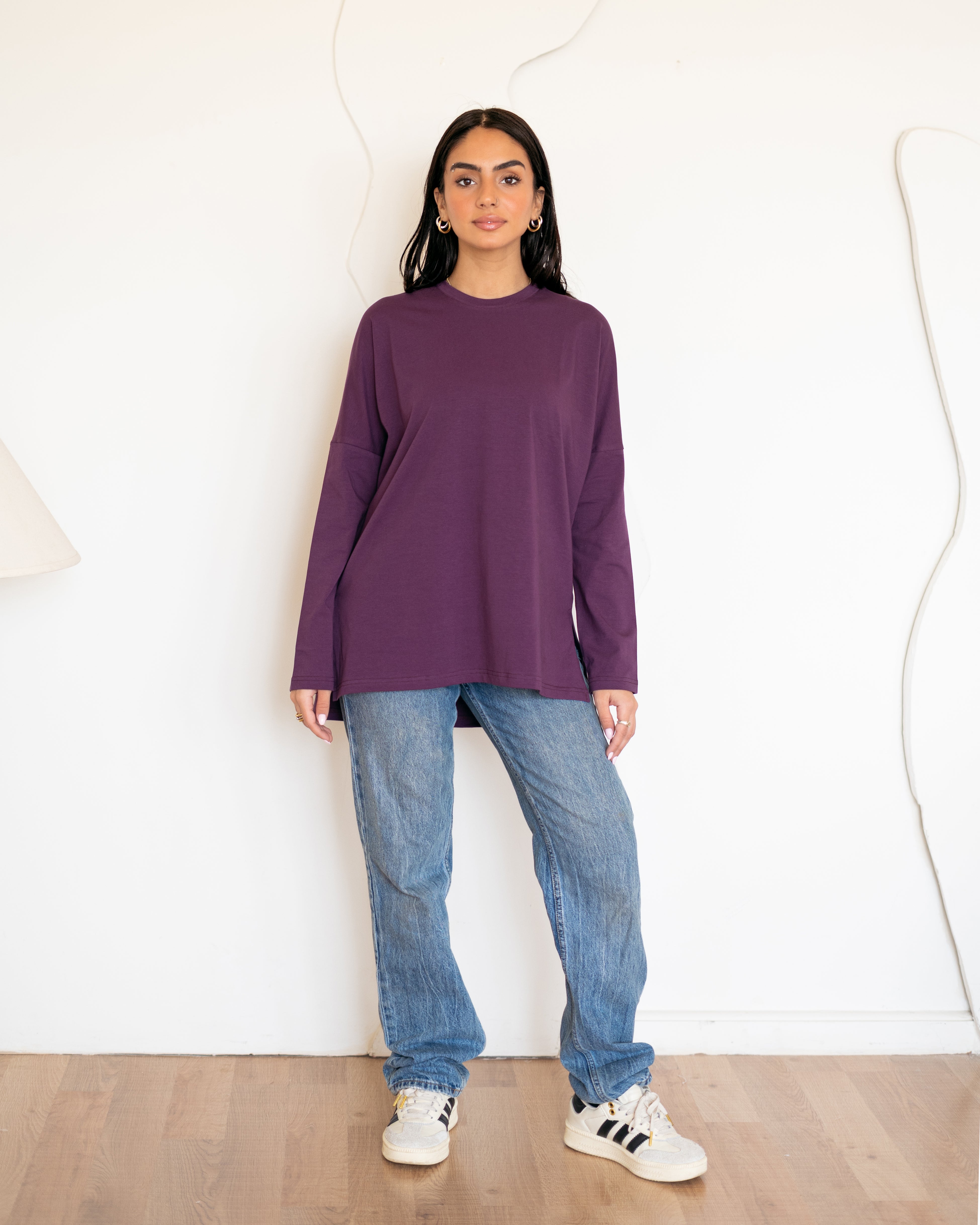 Premium cotton T-shirts - Indigo
