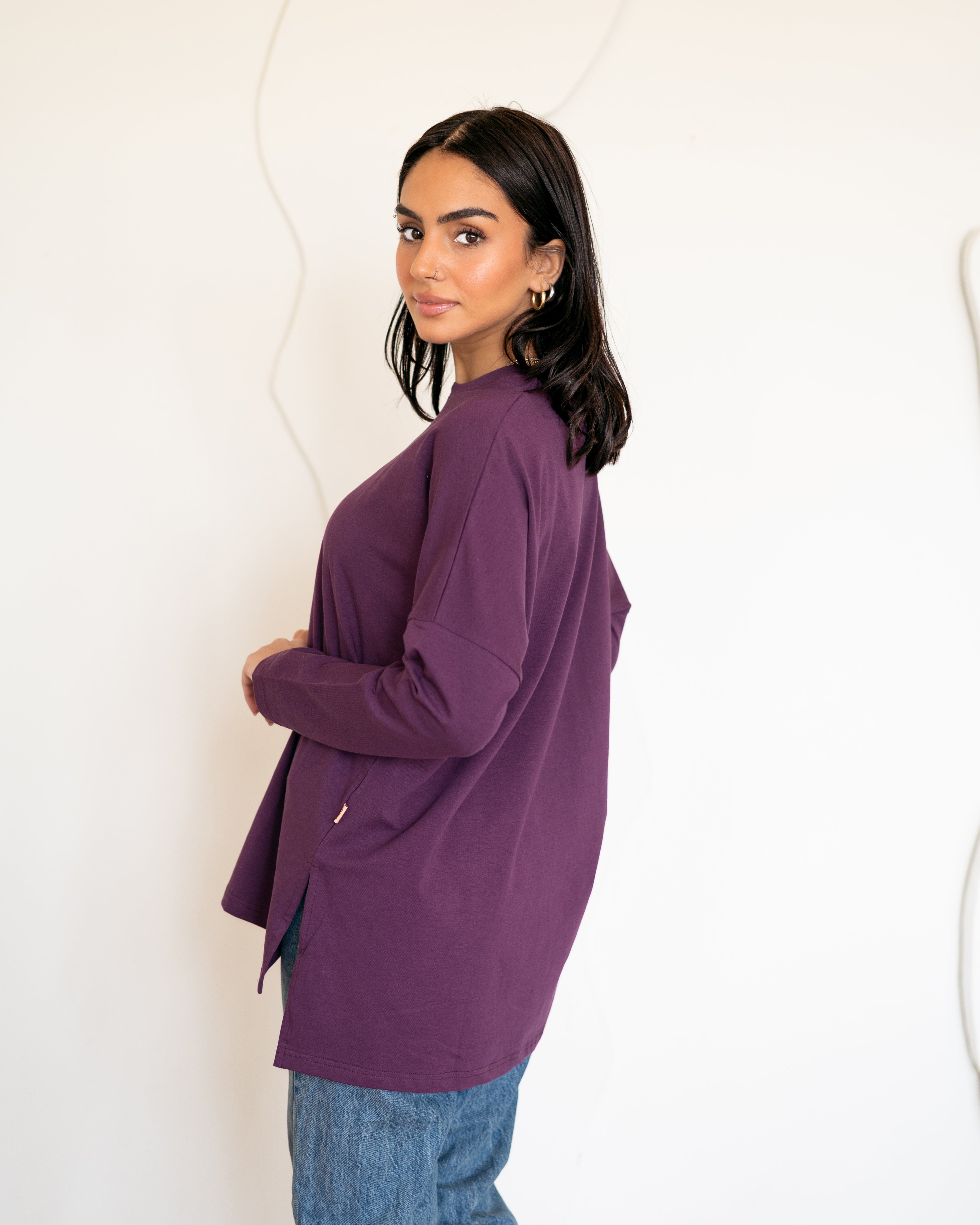 Premium cotton T-shirts - Indigo