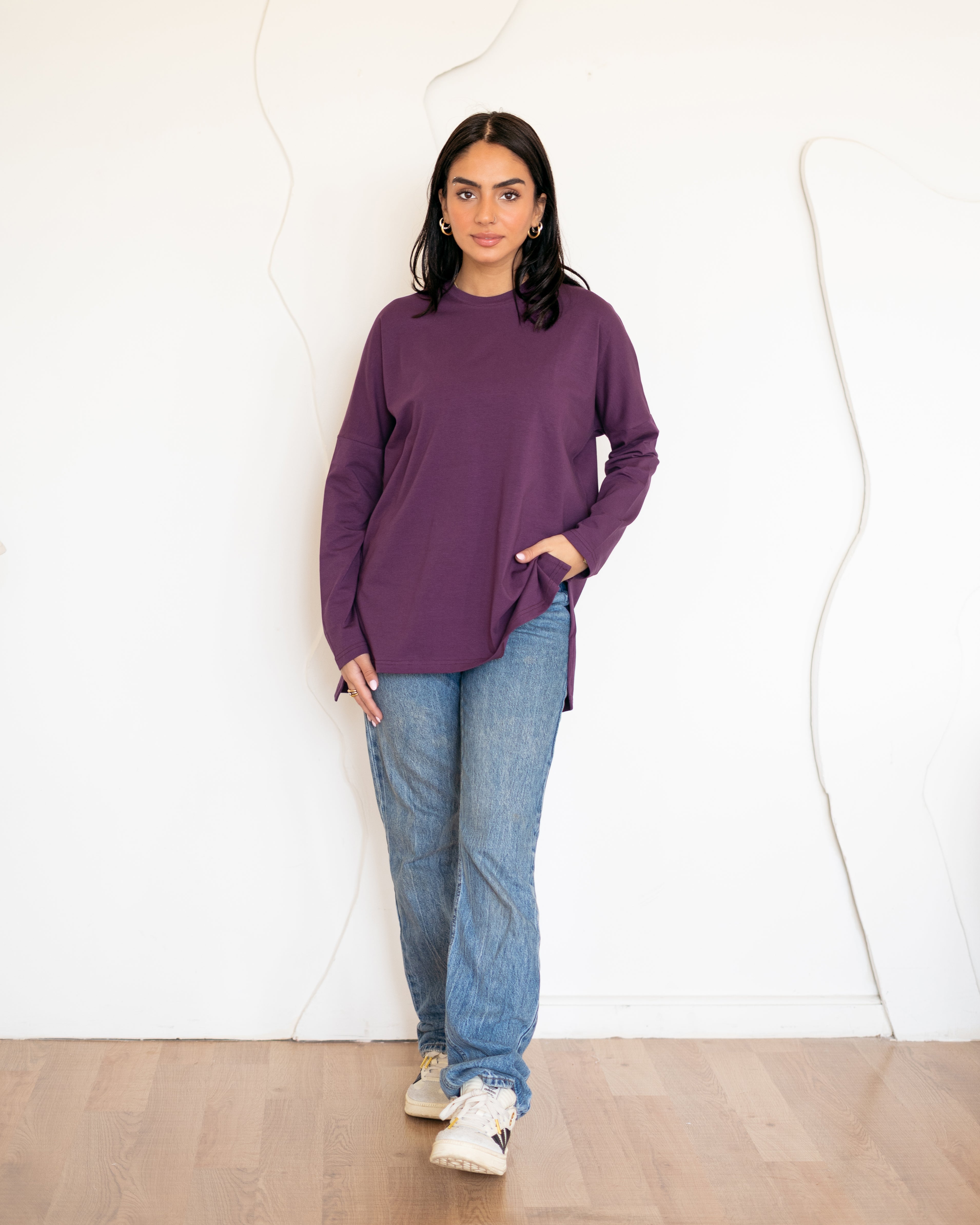 Premium cotton T-shirts - Indigo