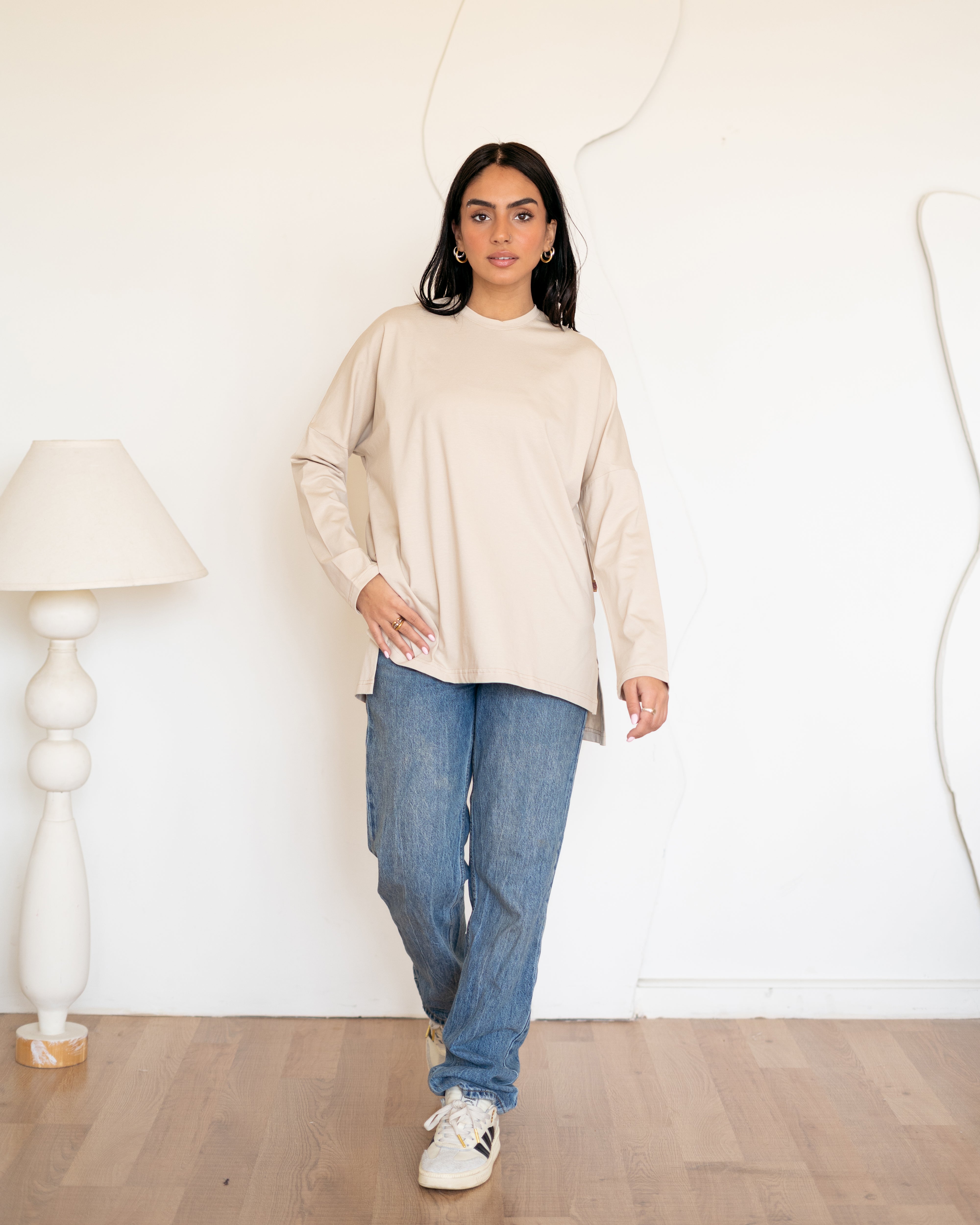 Premium cotton  T-shirts -Bisque