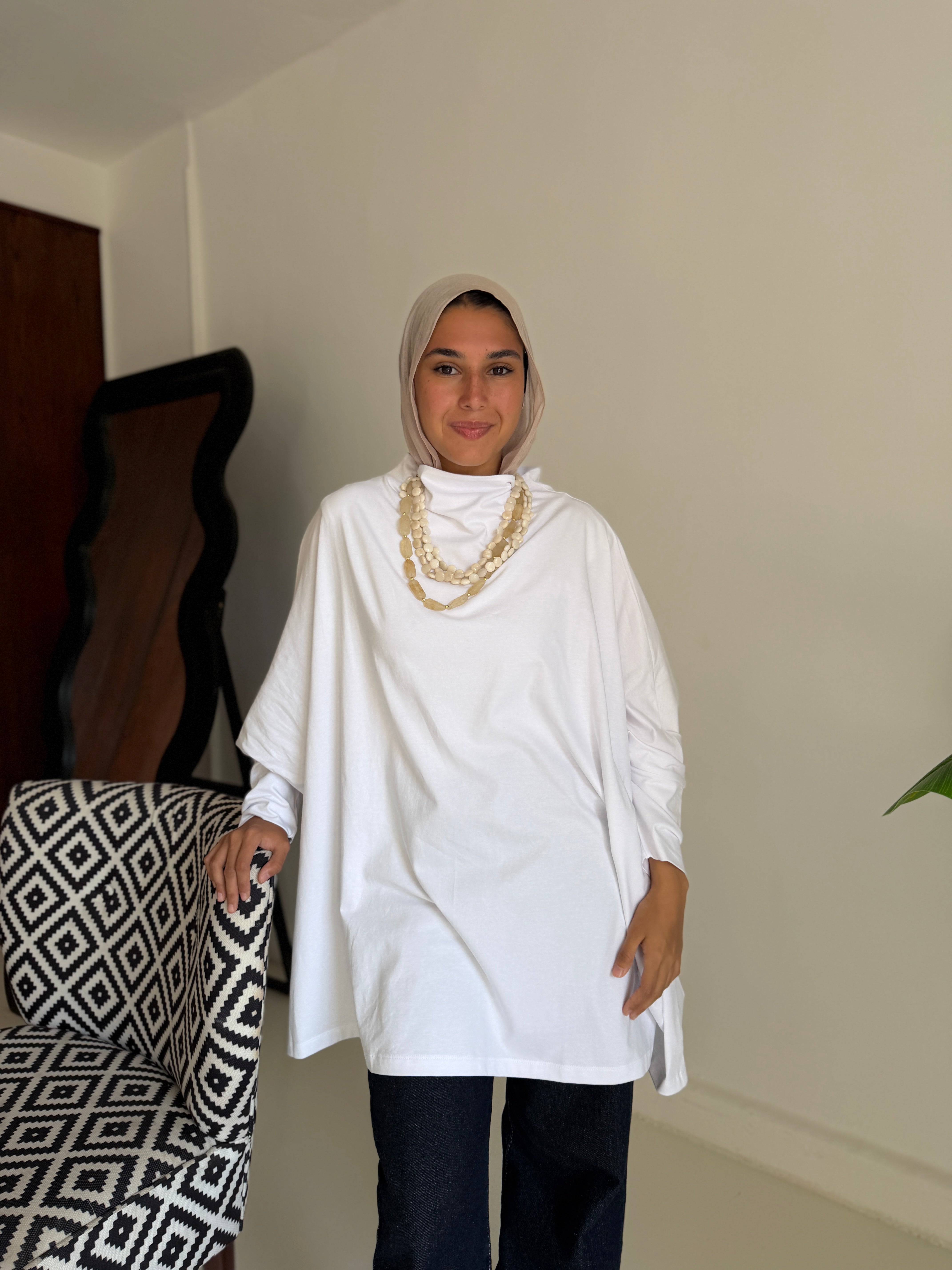 Timeless Oversized Tee - white
