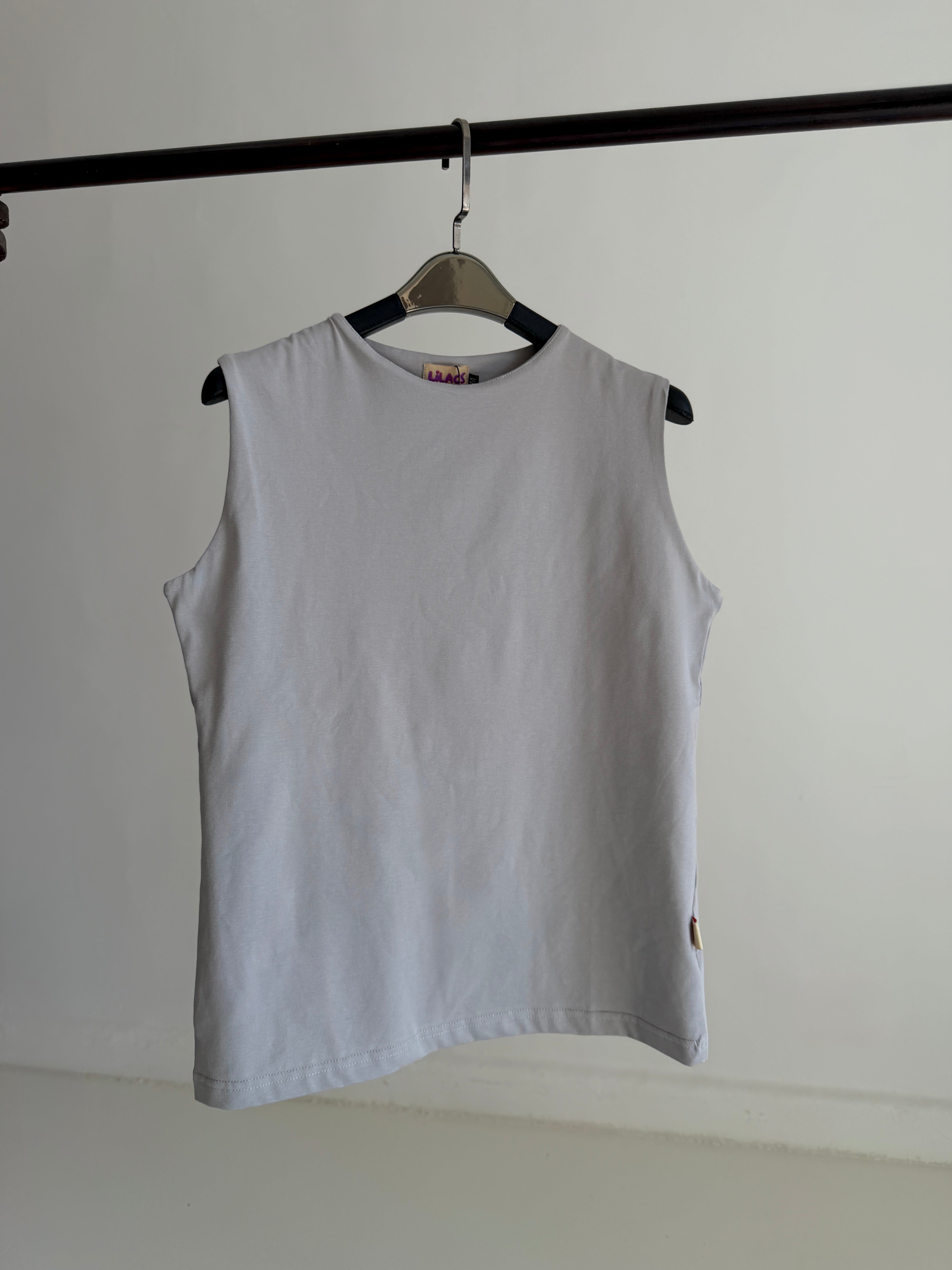 Plain Basic Top- Light gray