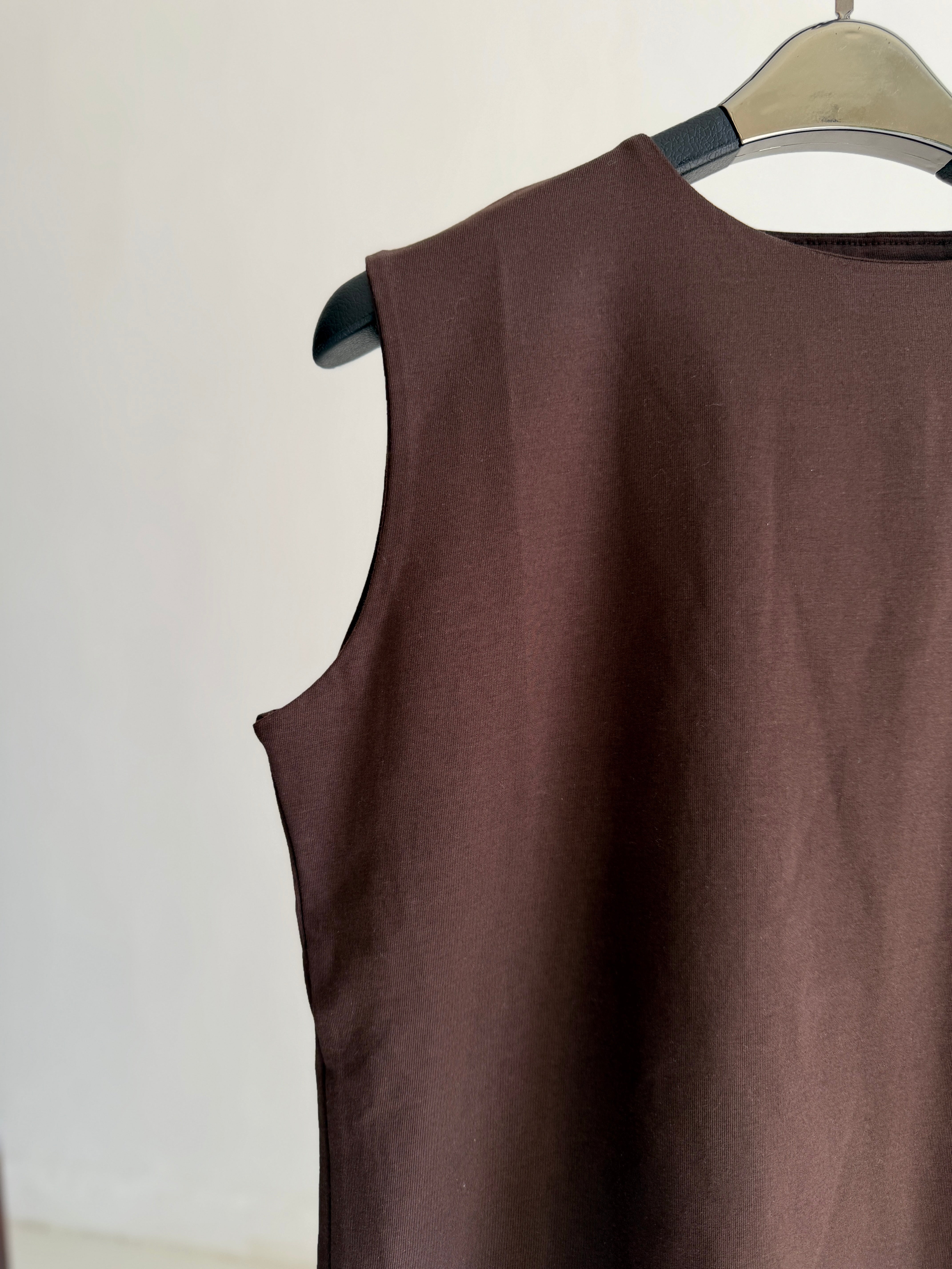 Plain Basic Top- chocolate