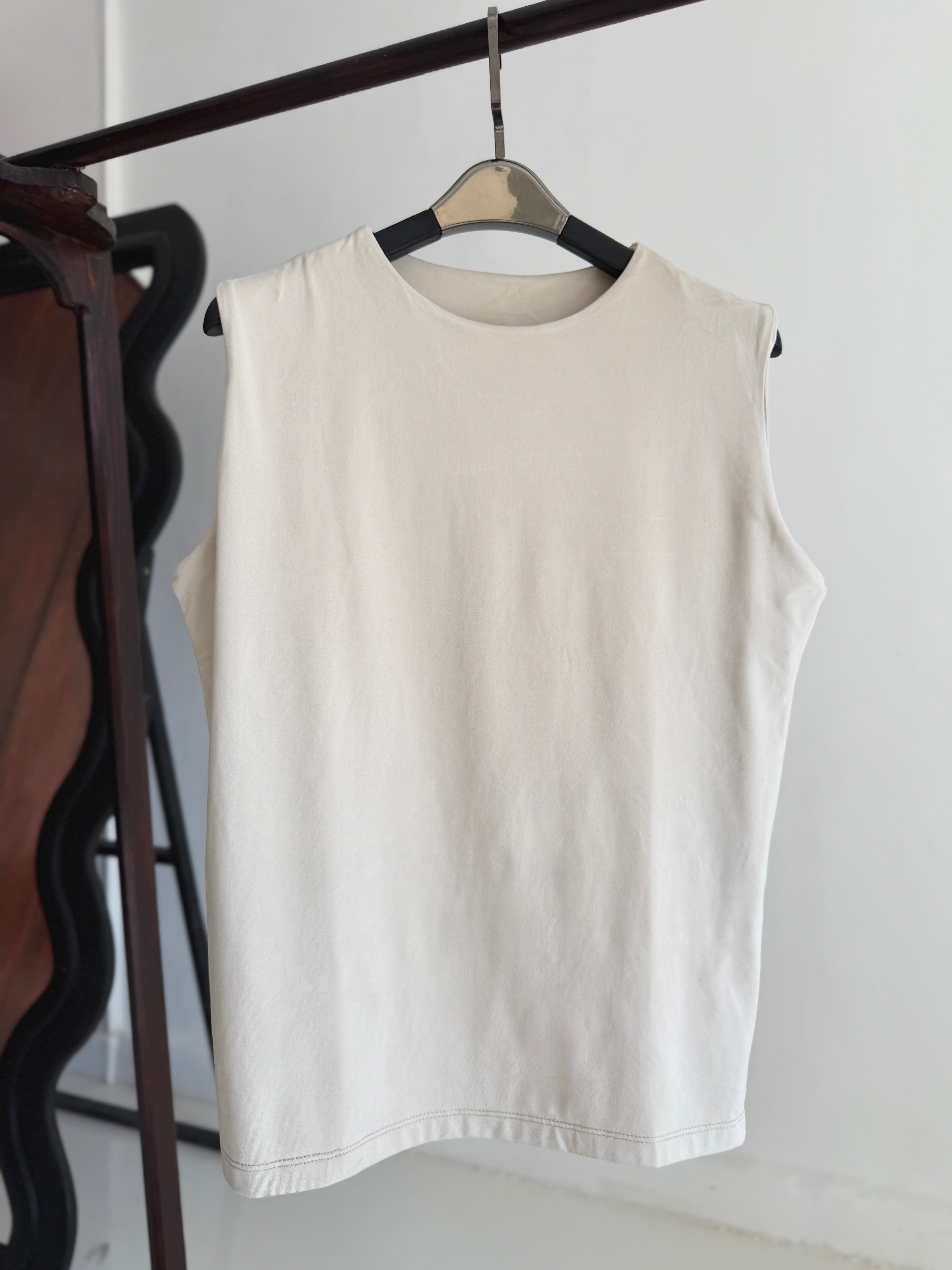 Plain Basic Top-Bisque