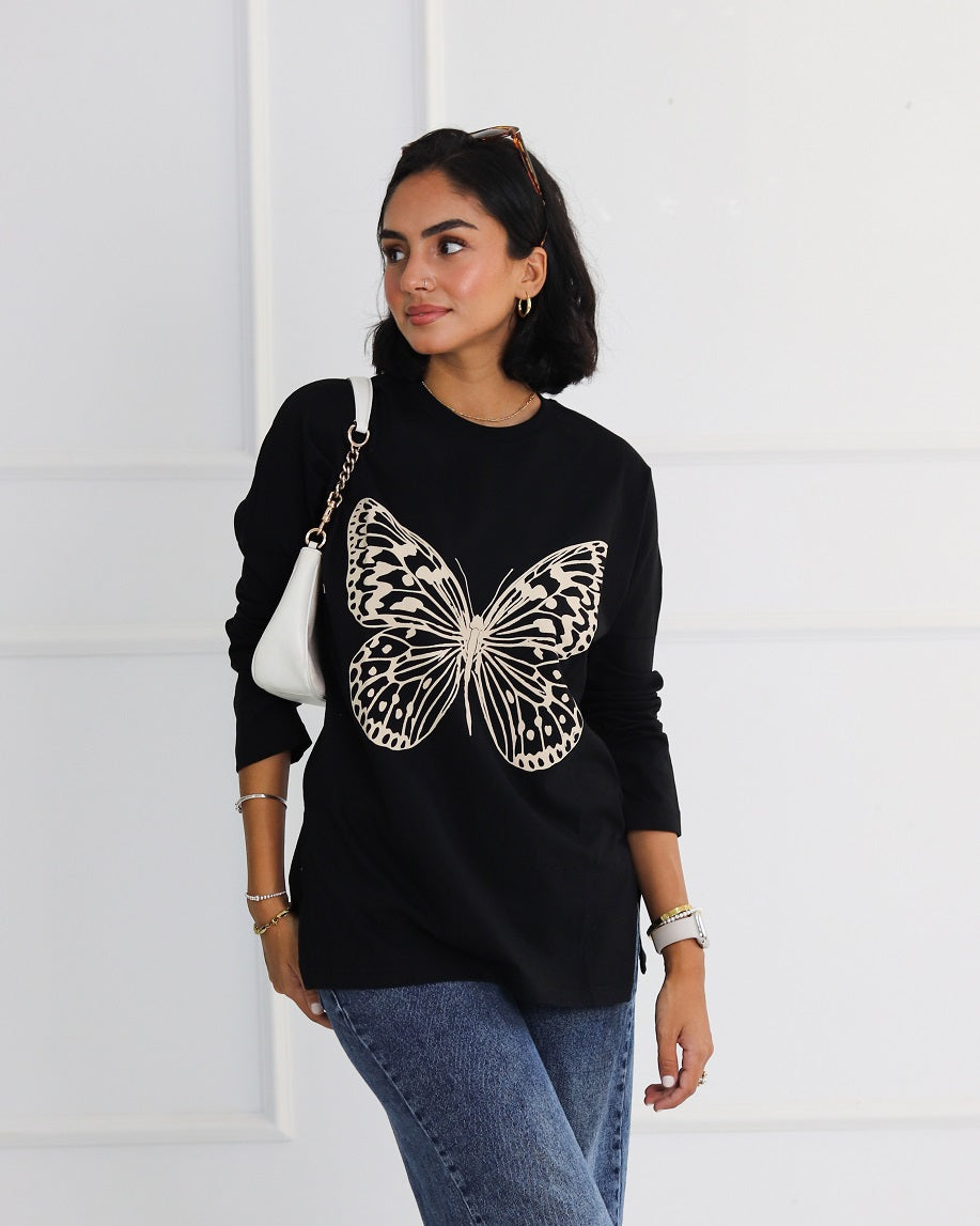 Simple black T-shirt