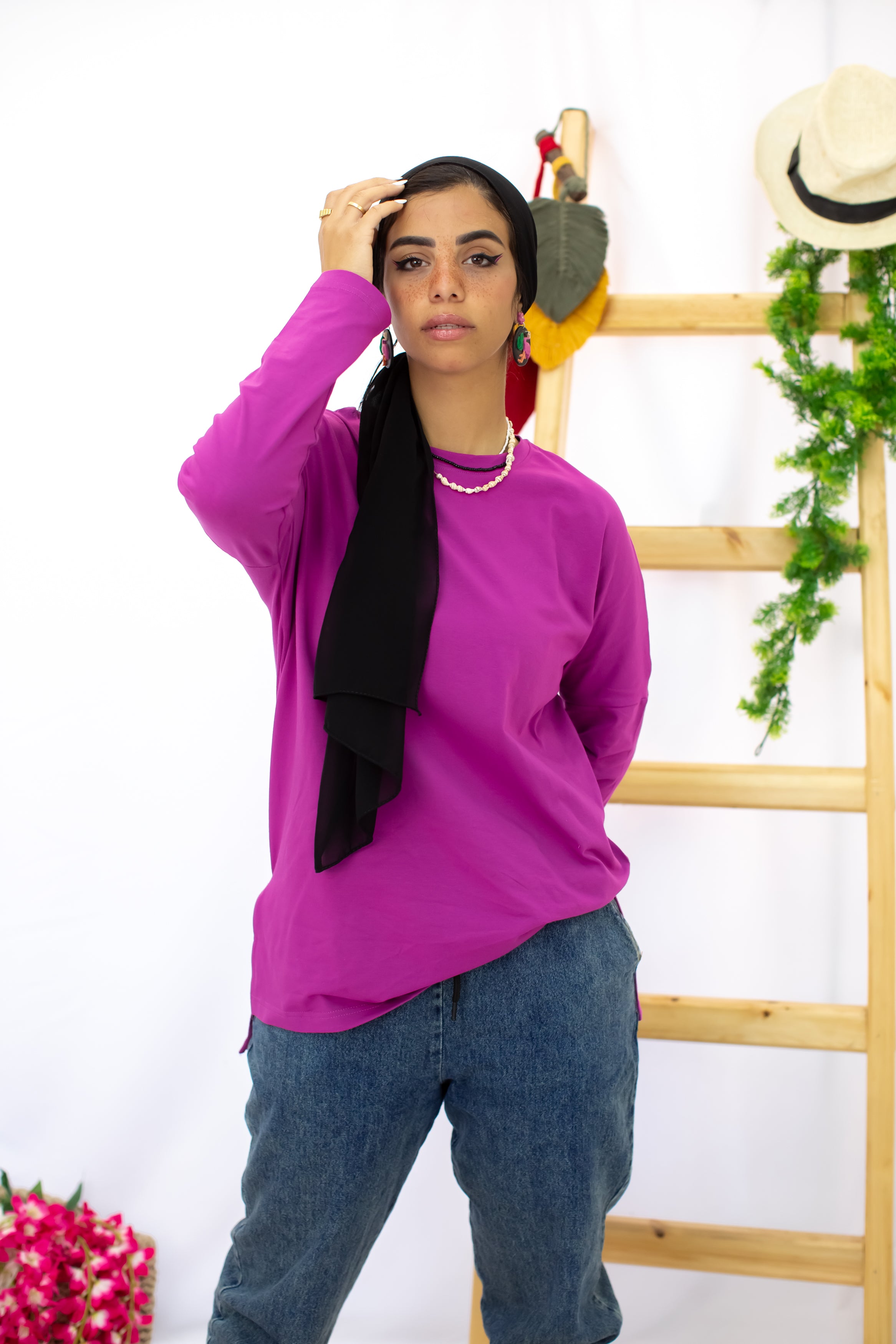 Premium cotton  T-shirts -Grape