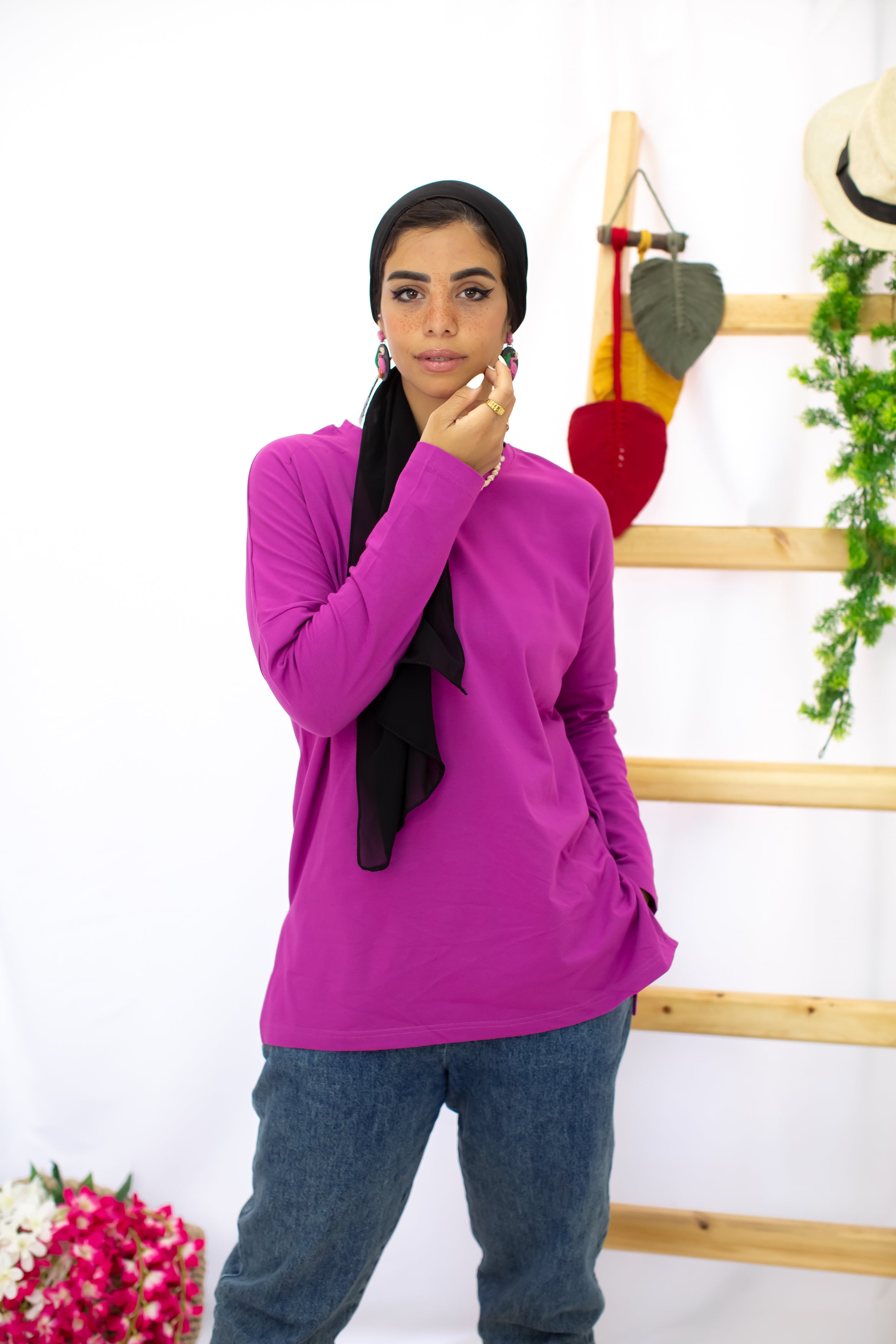 Premium cotton  T-shirts -Grape
