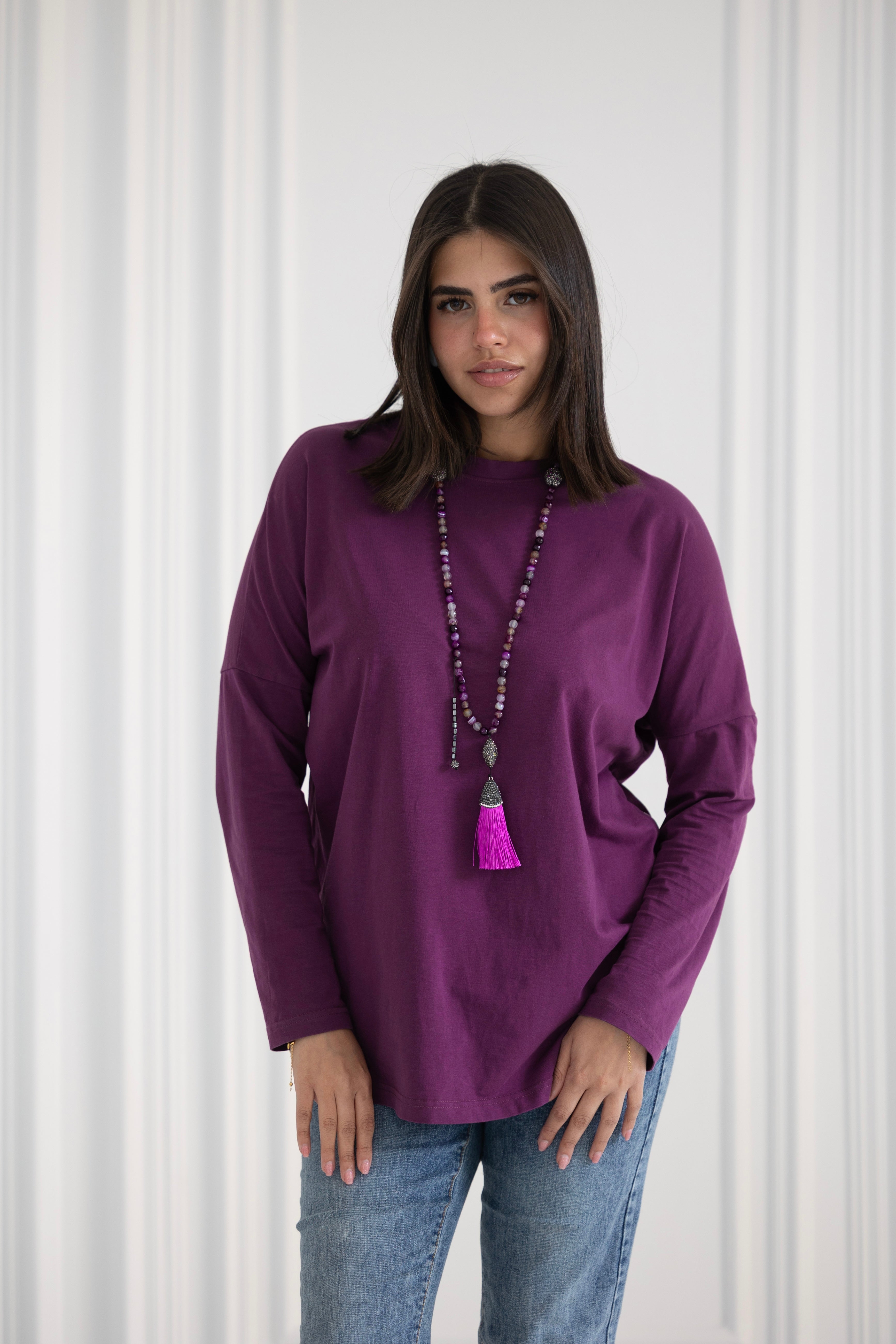 Premium cotton T-shirts - Indigo