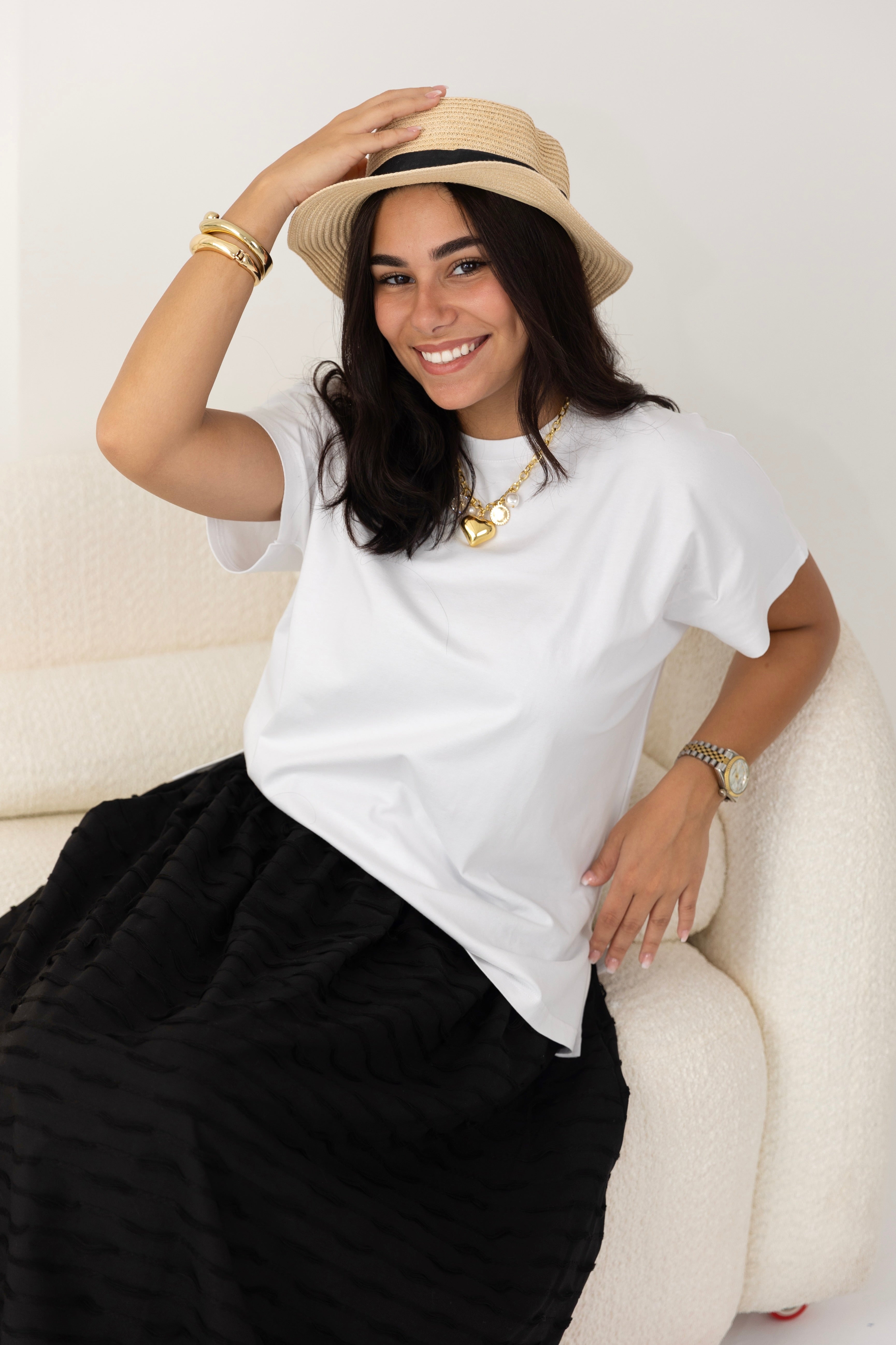 Noir Flowy Skirt