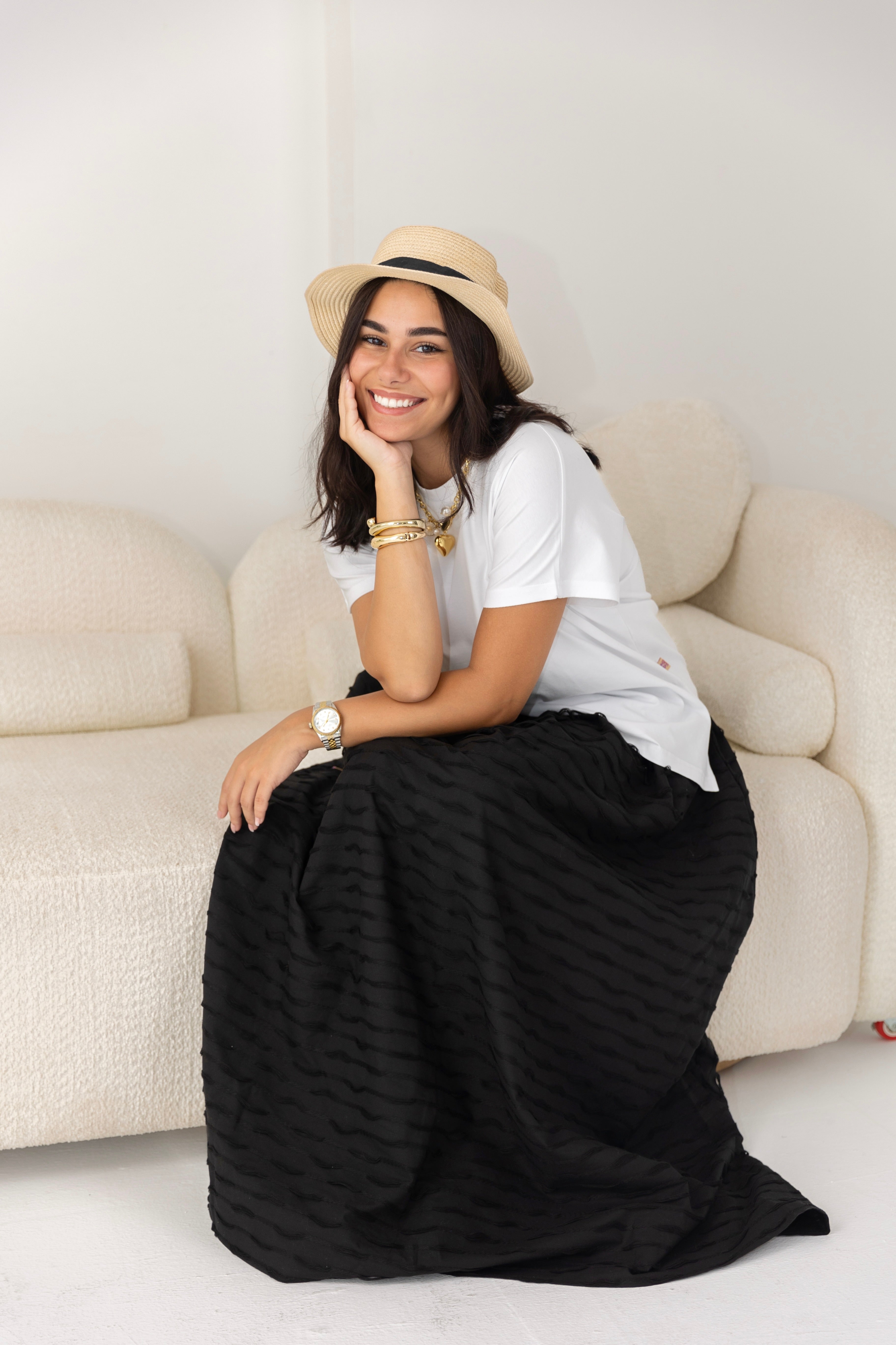 Noir Flowy Skirt