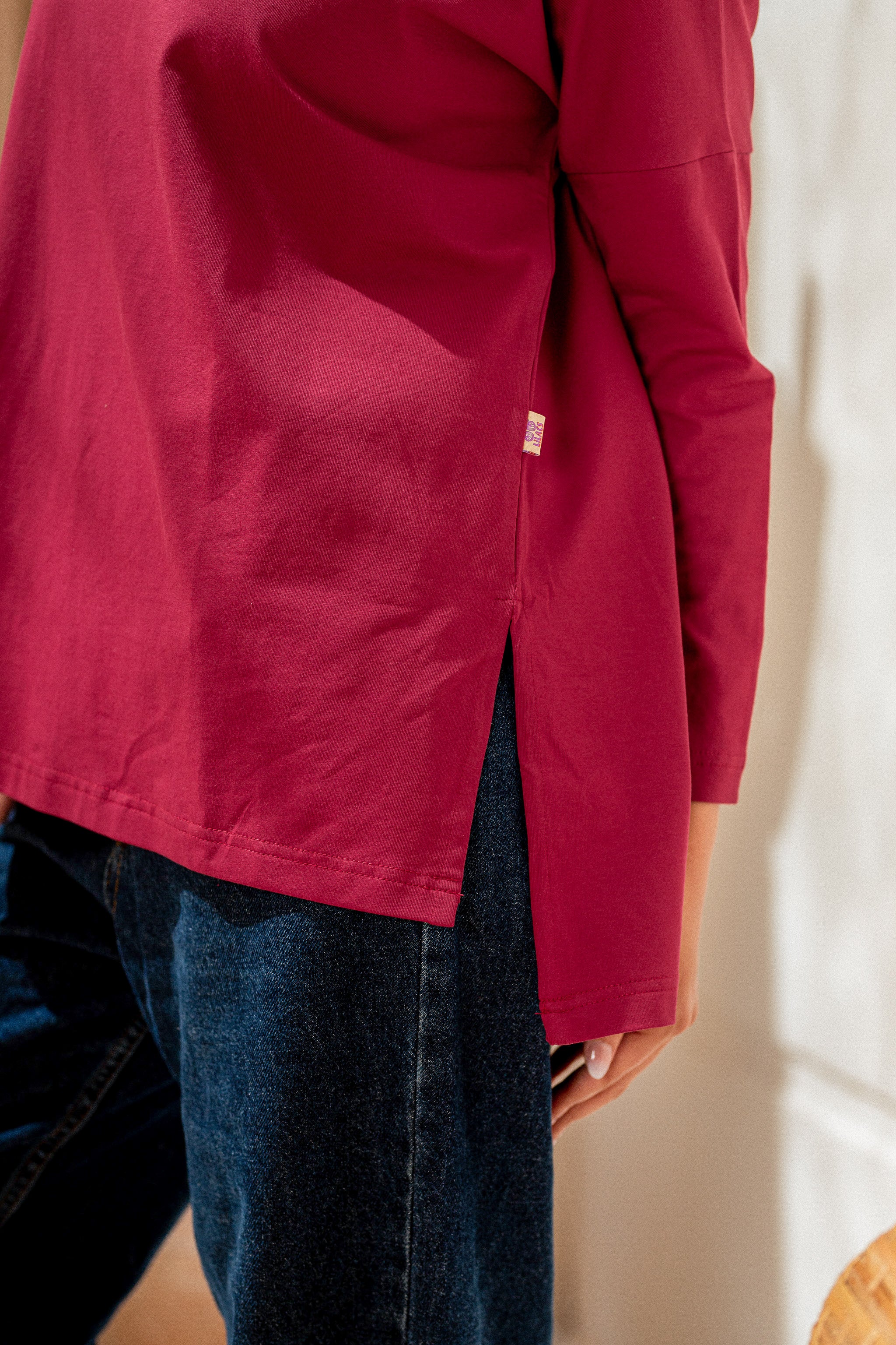 Premium cotton  T-shirts - maroon