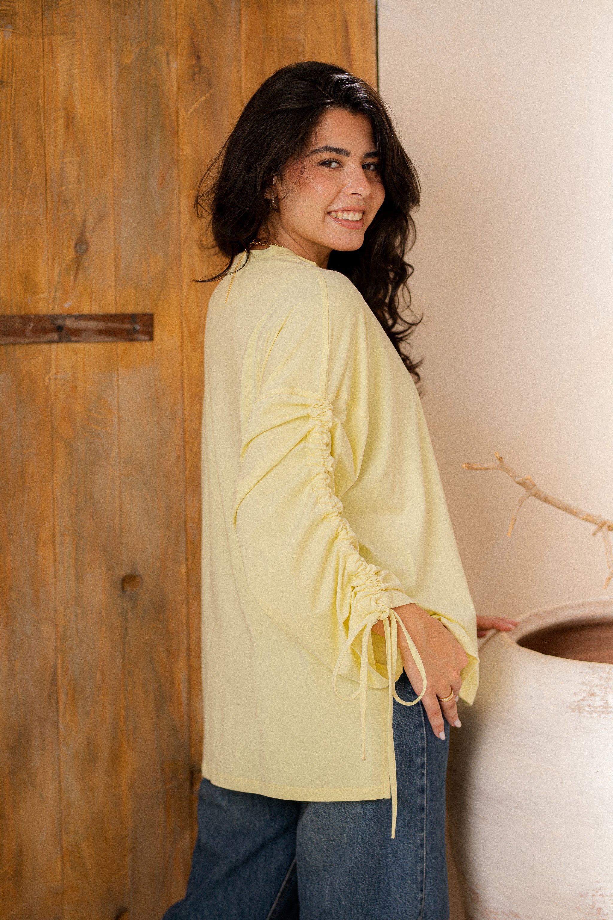 Graceful Ruffle T-shirt