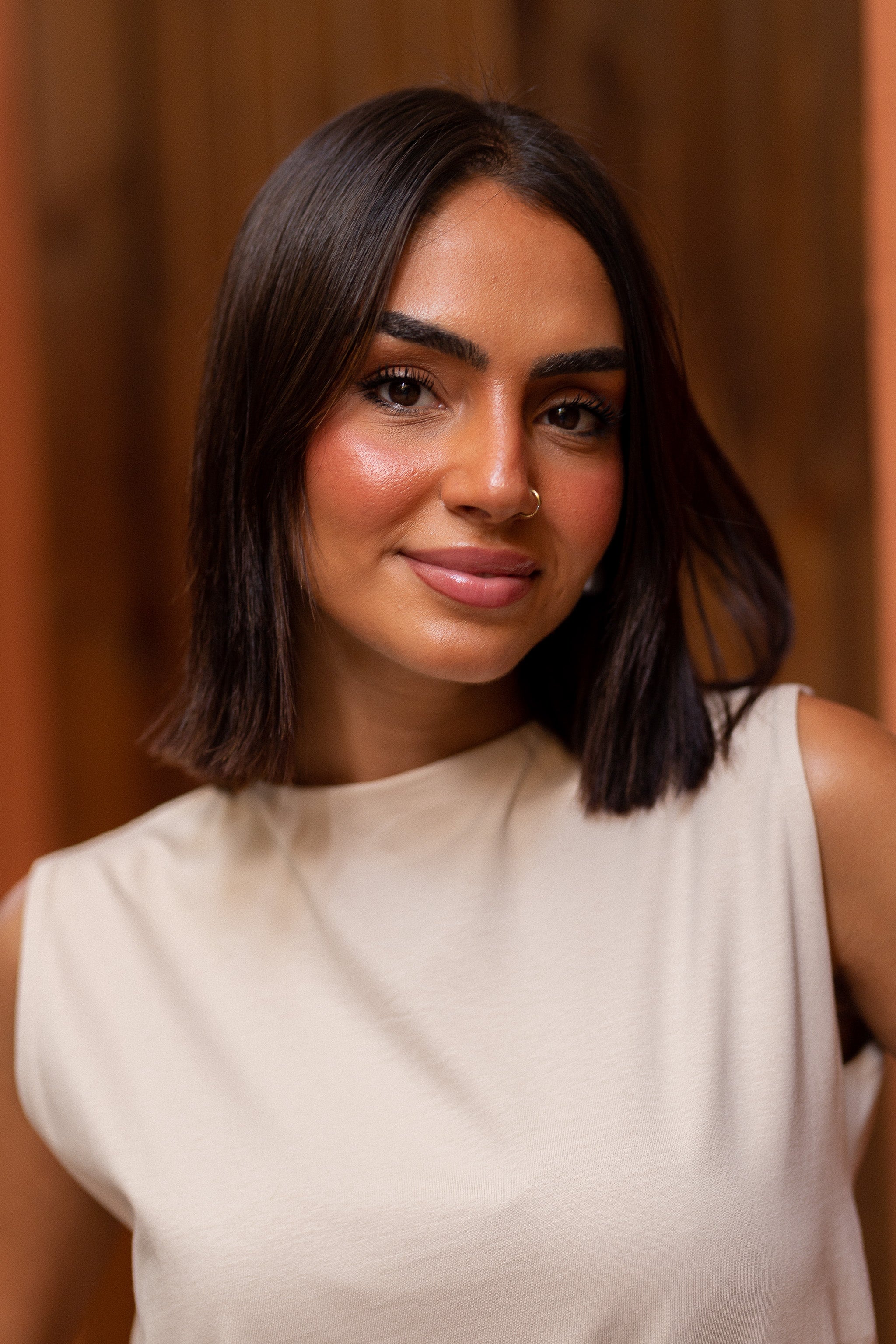 Plain Basic Top- Desert Sand