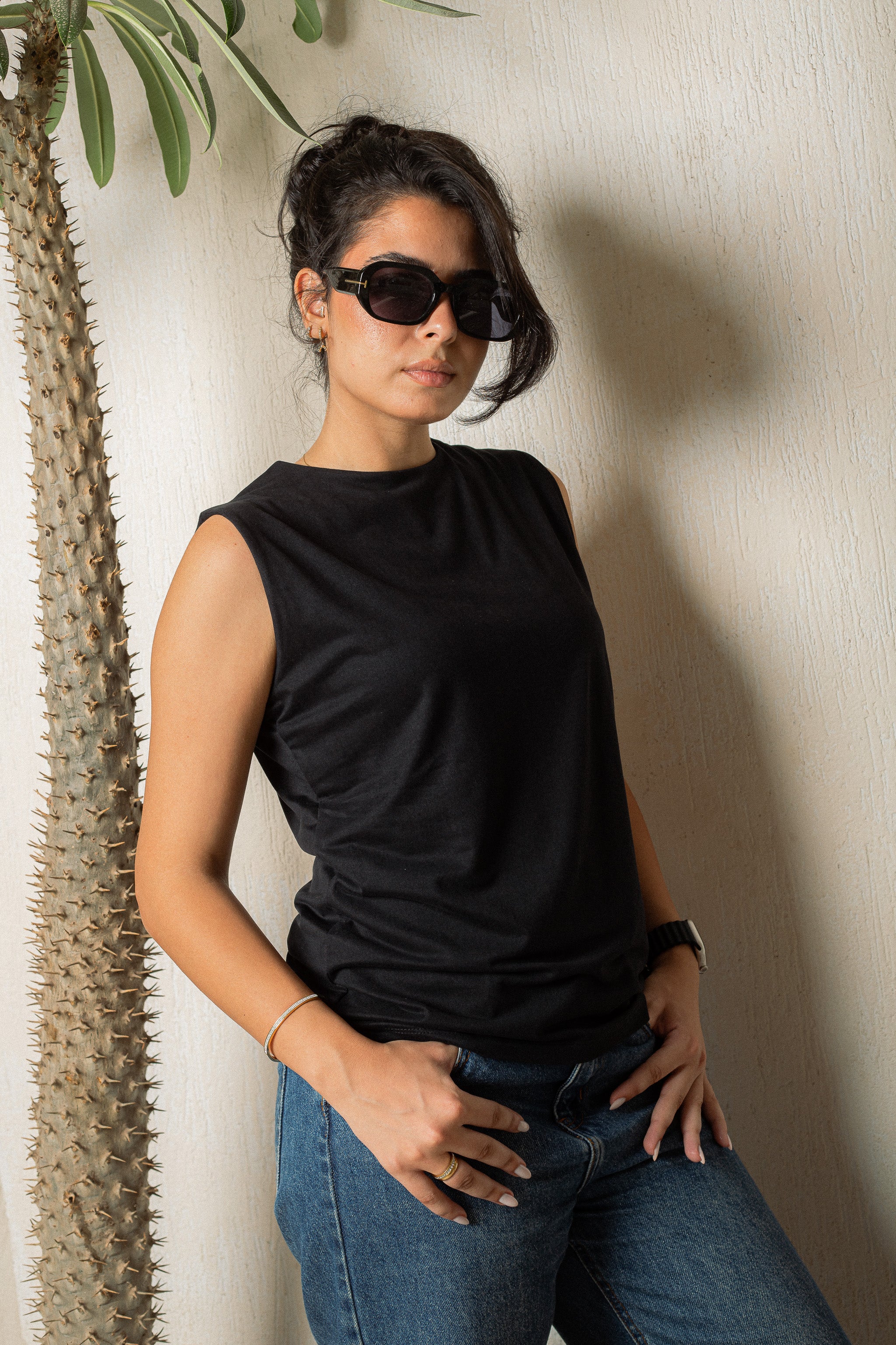 Plain Basic Top-black