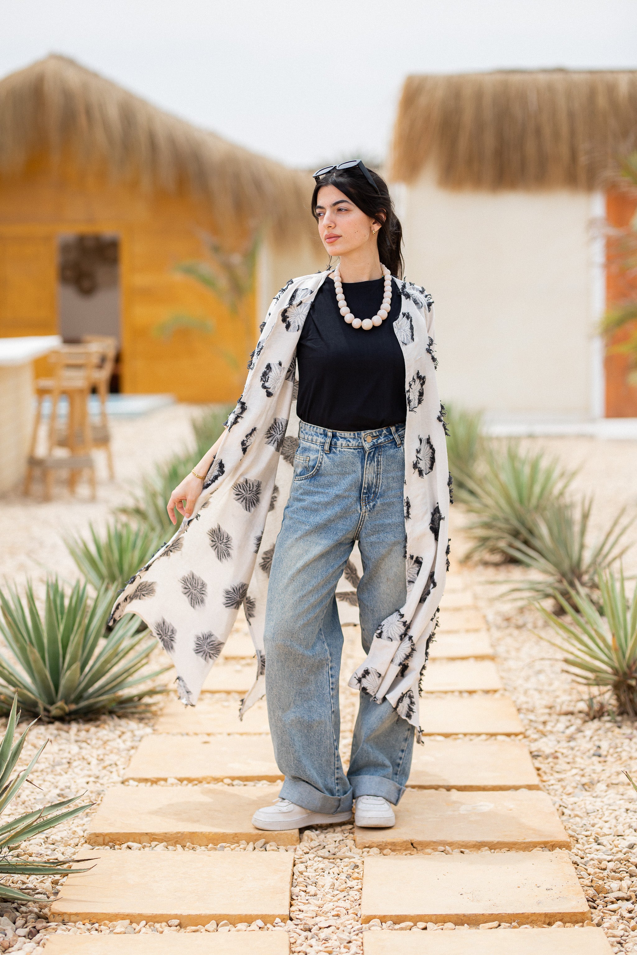 Noir Flow Kimono