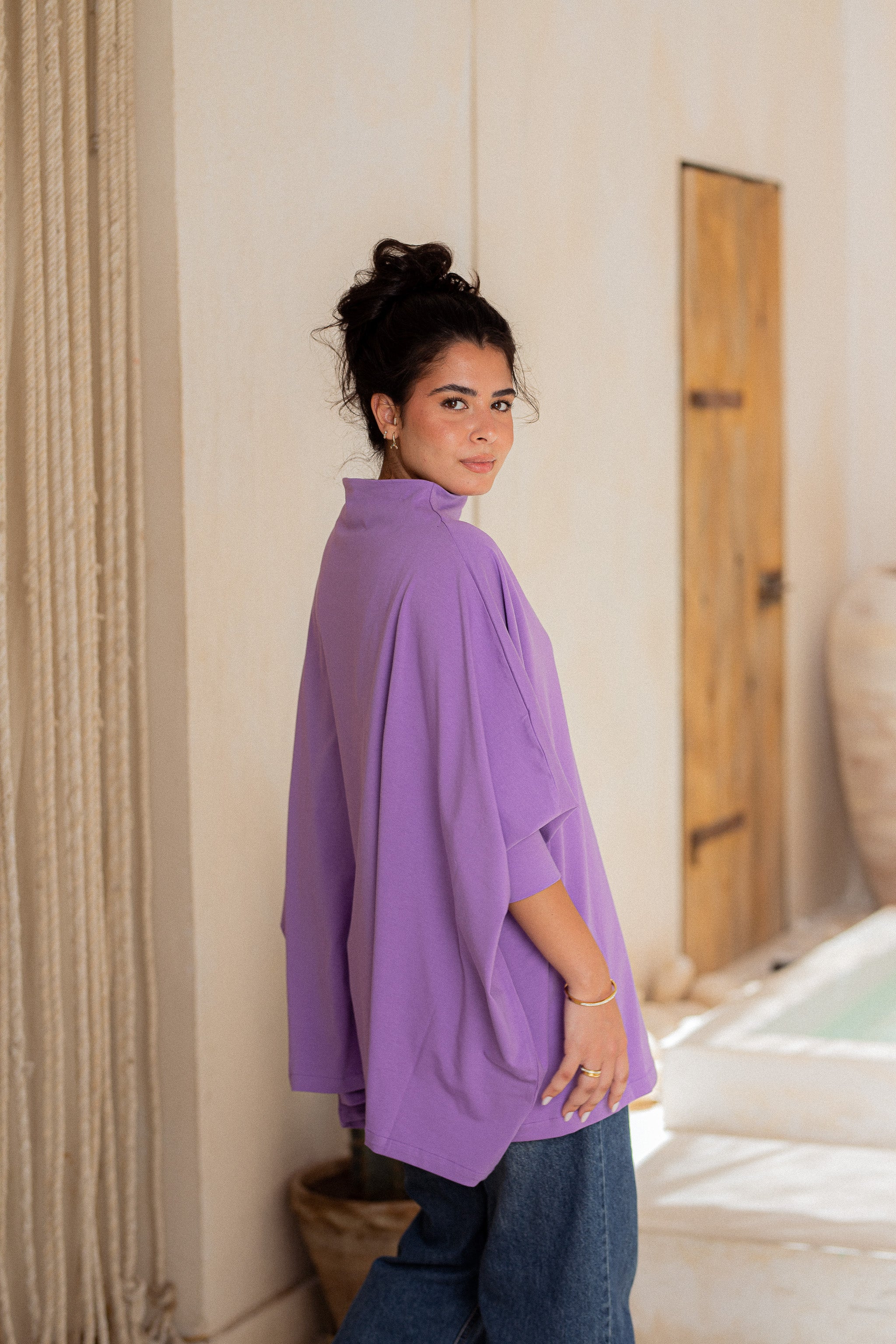 Timeless Oversized Tee -Magic lilac