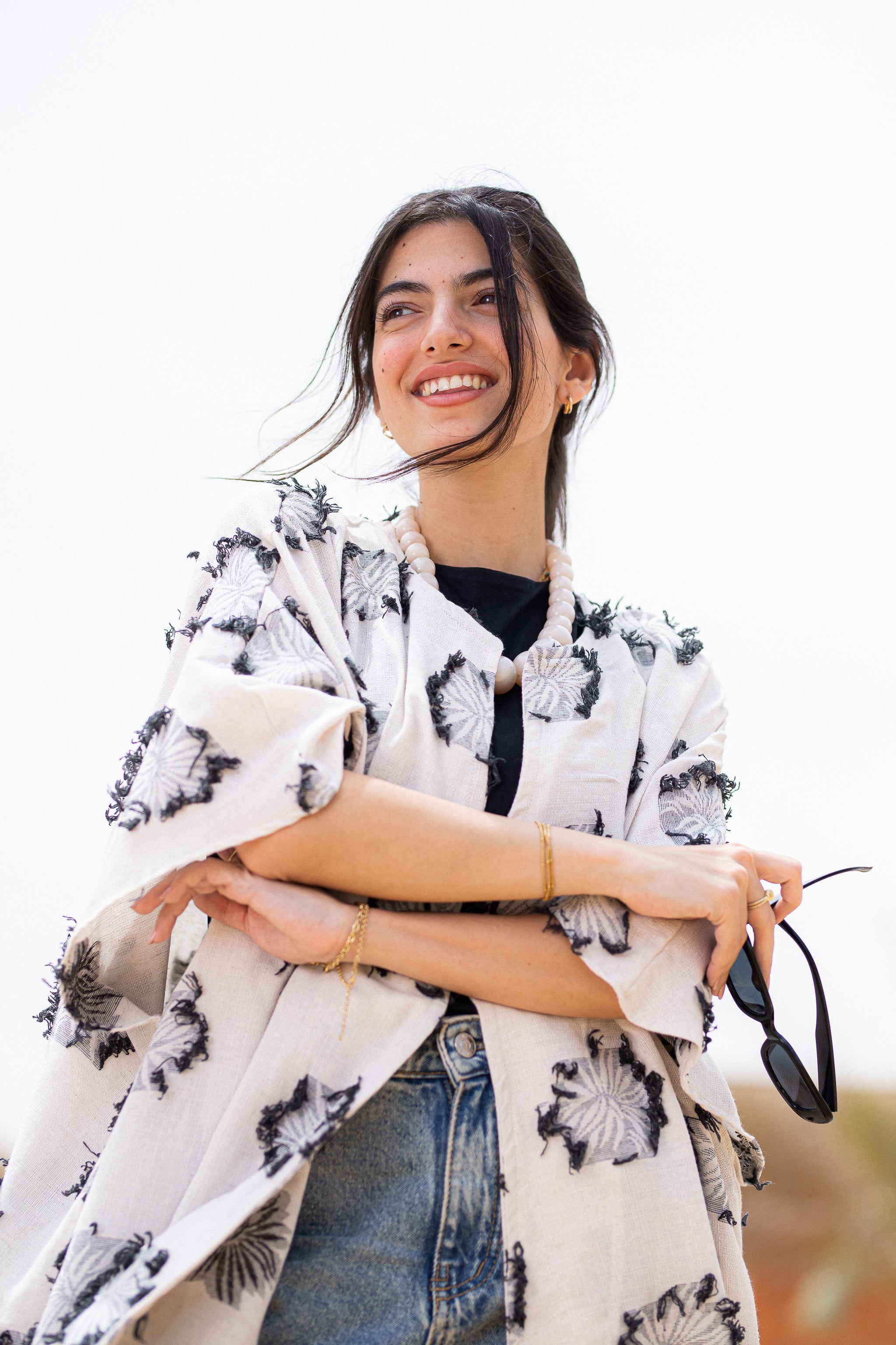 Noir Flow Kimono