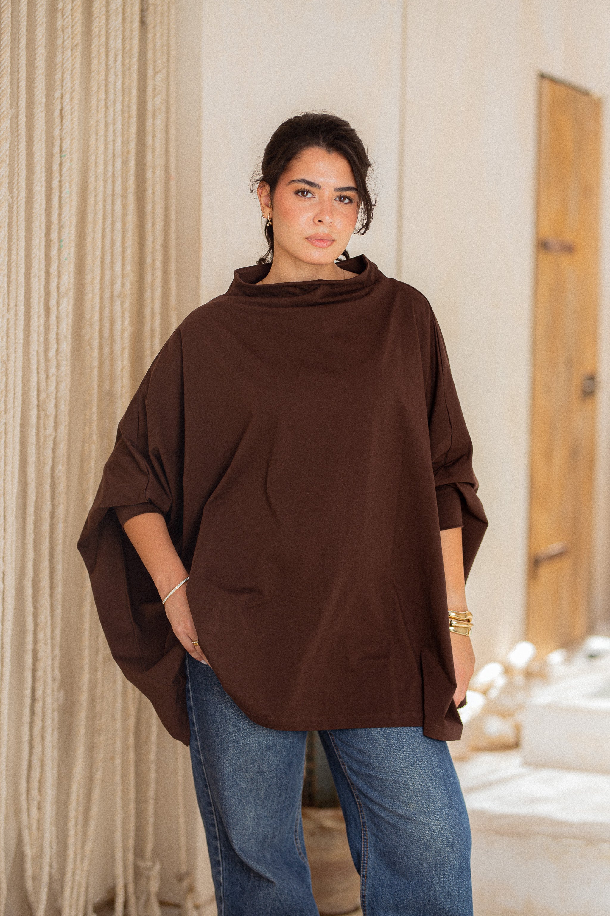 Timeless Oversized Tee - chocolate
