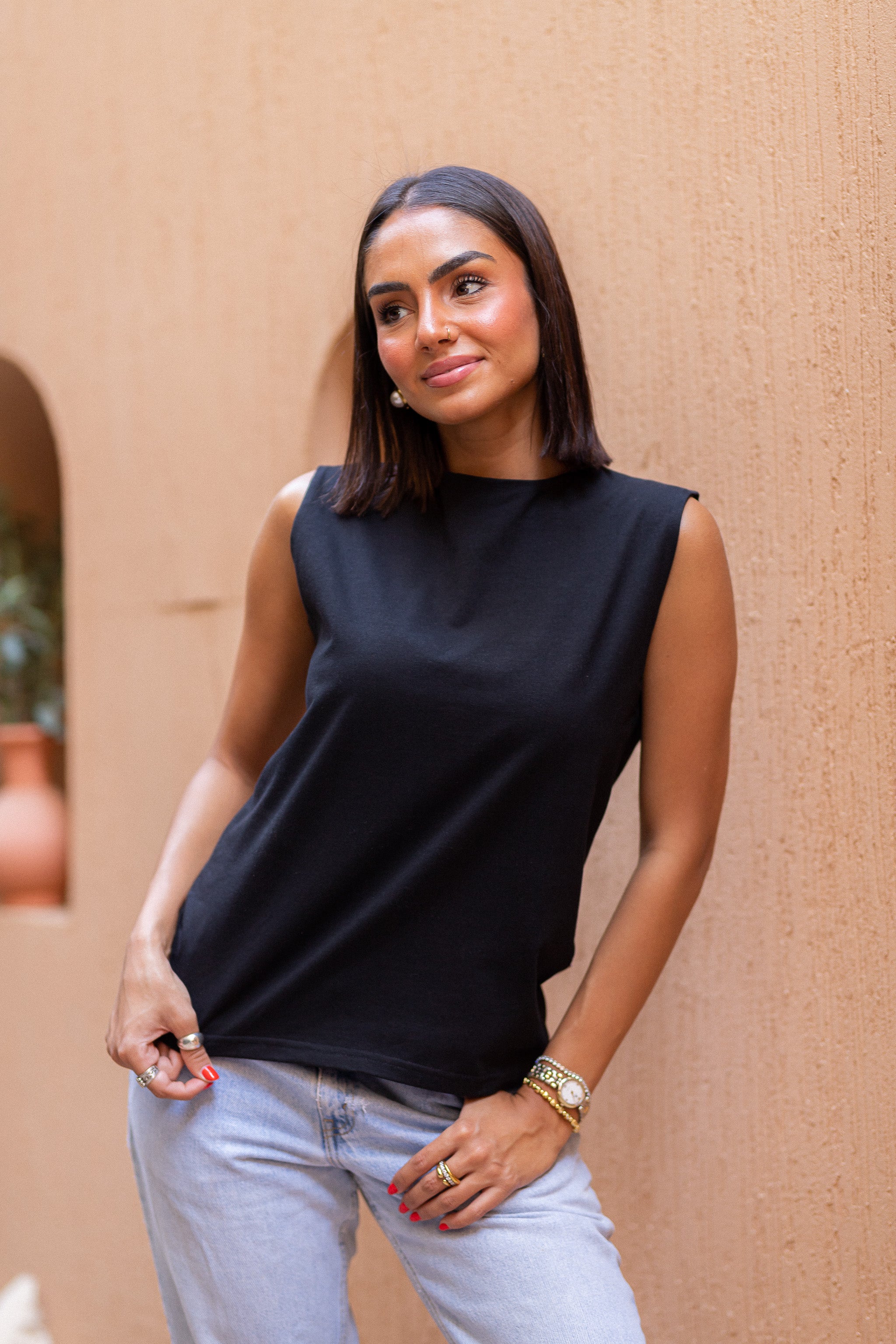 Plain Basic Top- Black