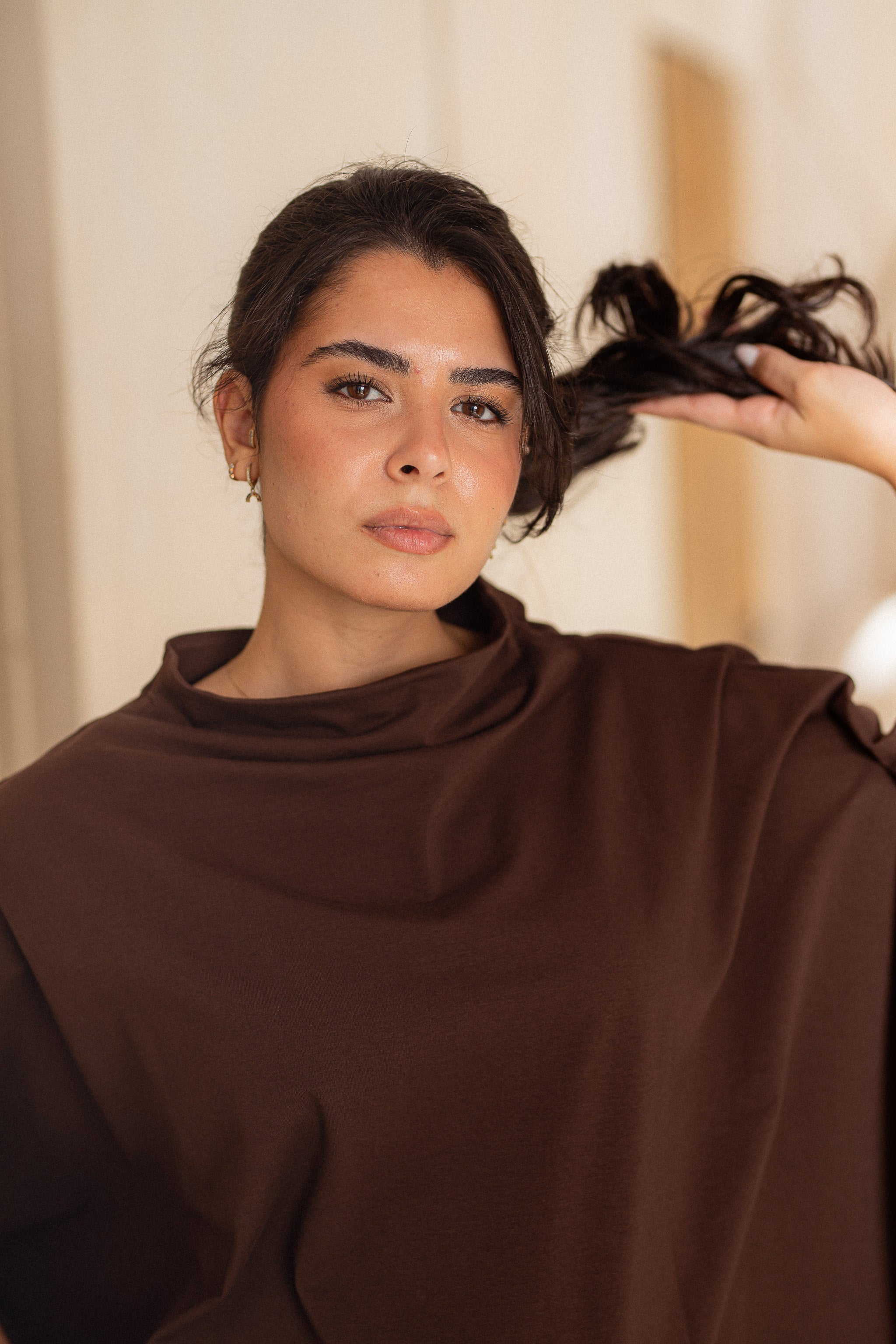 Timeless Oversized Tee - chocolate