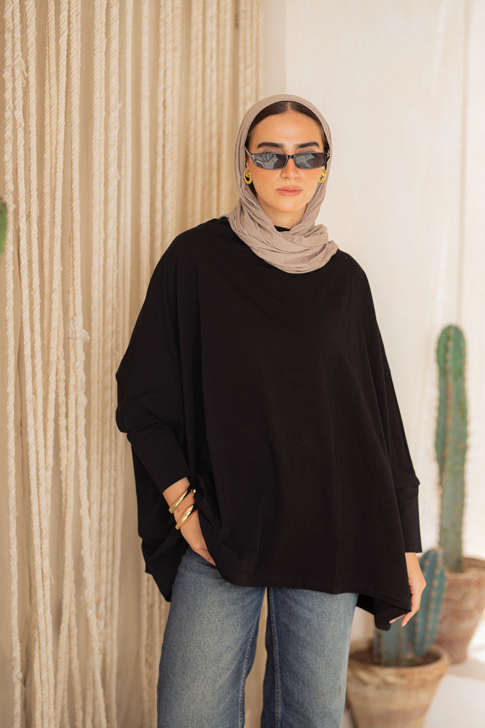 Timeless Oversized Tee - Black