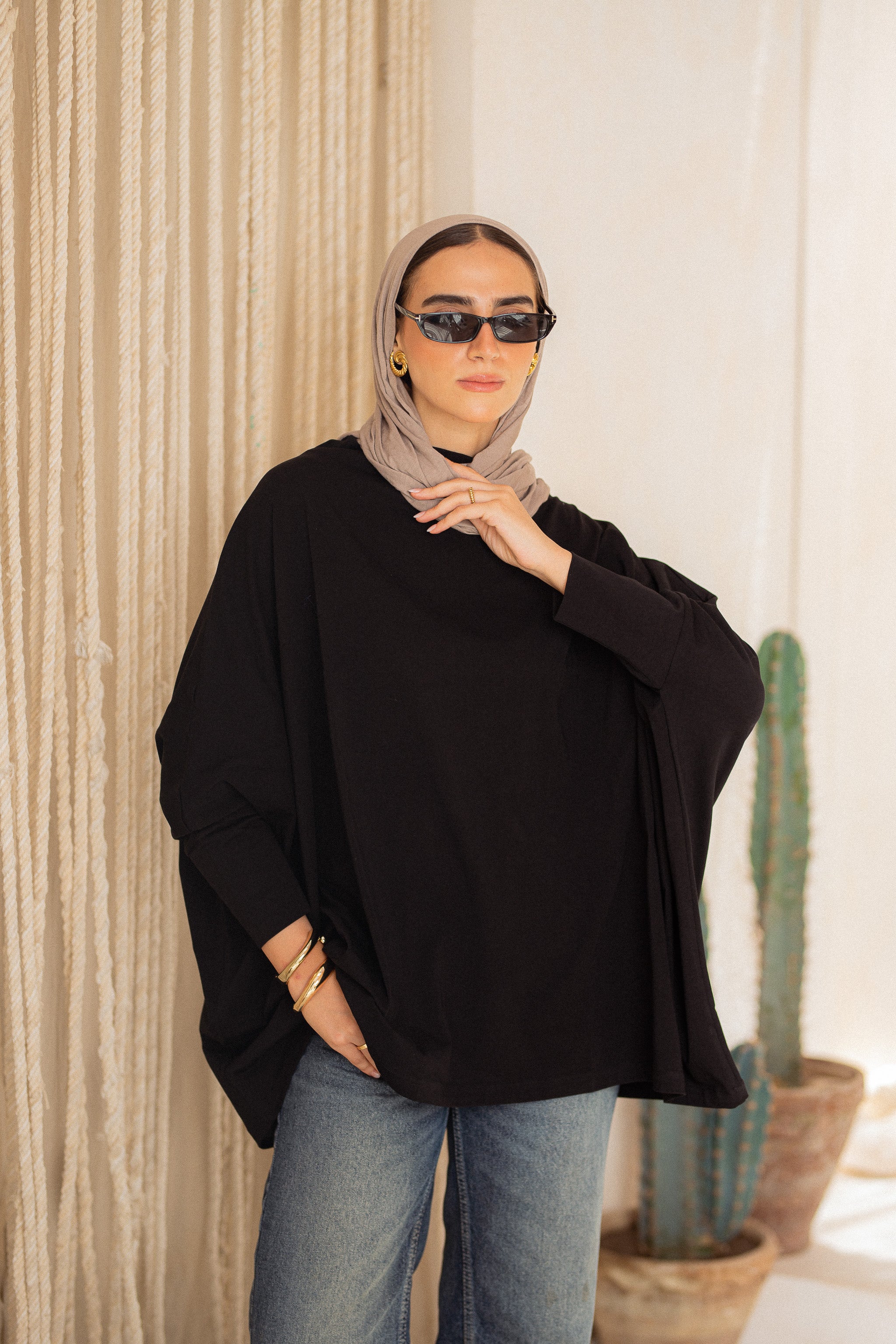 Timeless Oversized Tee - Black