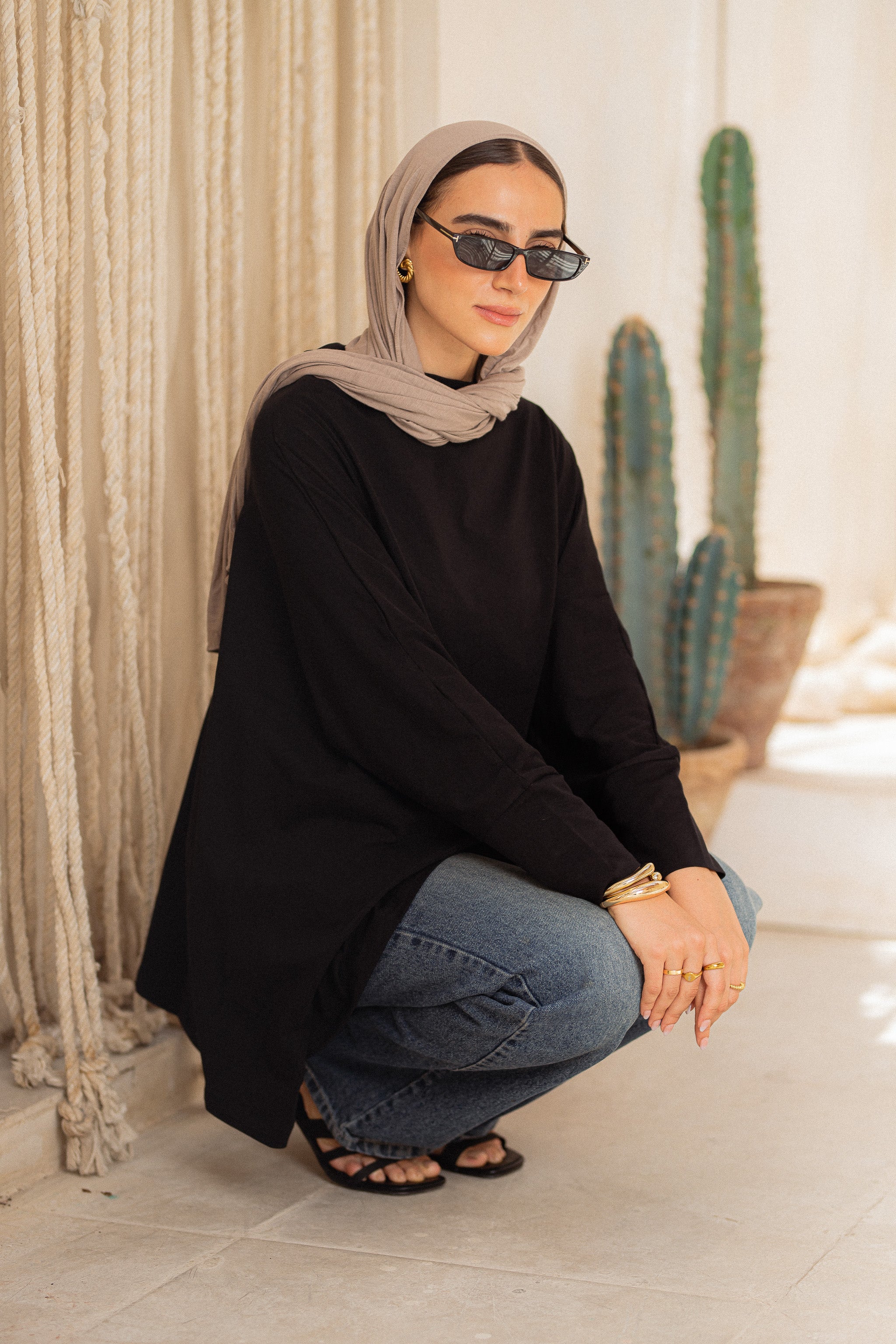 Timeless Oversized Tee - Black