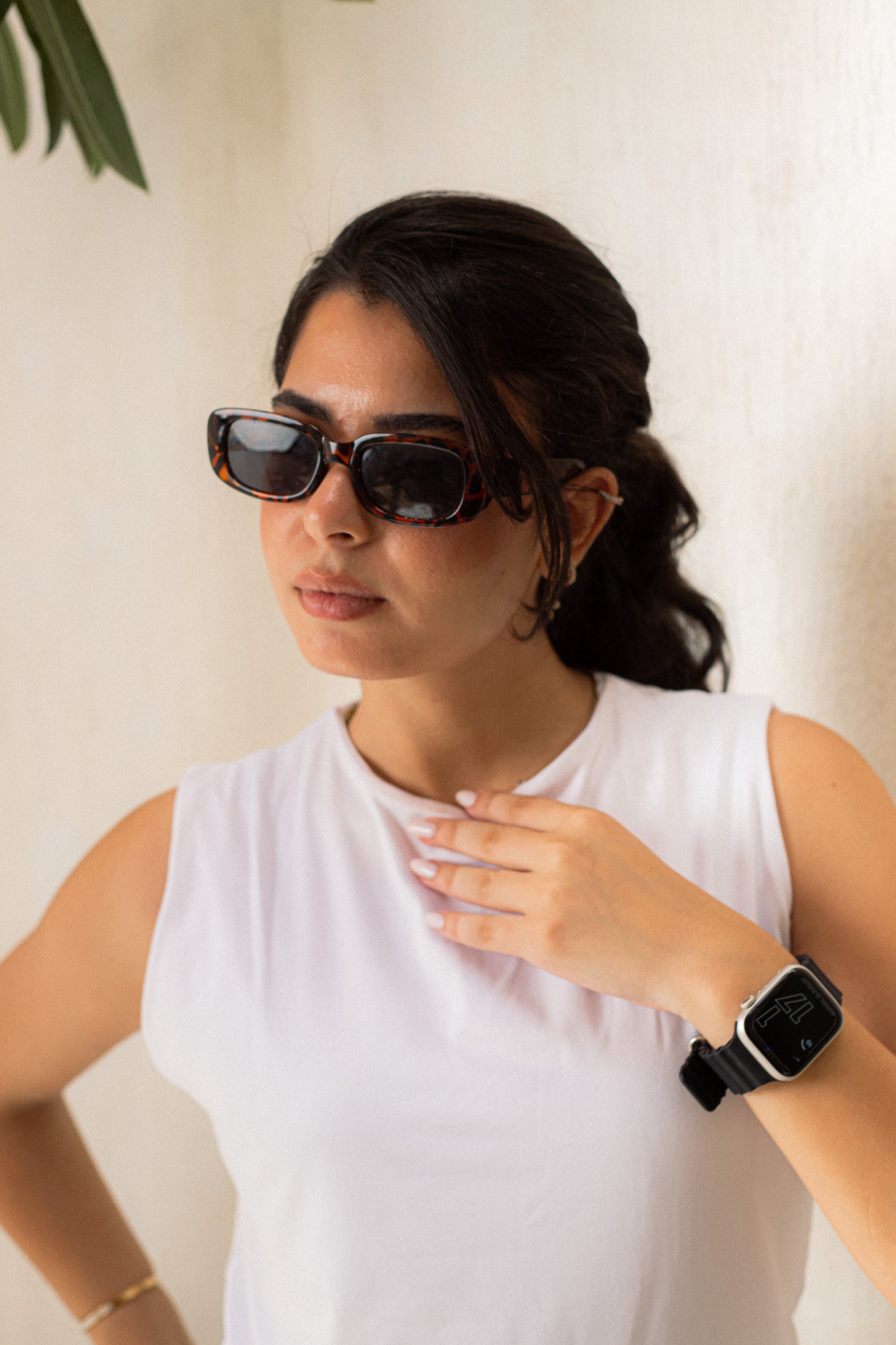 Plain Basic Top-white