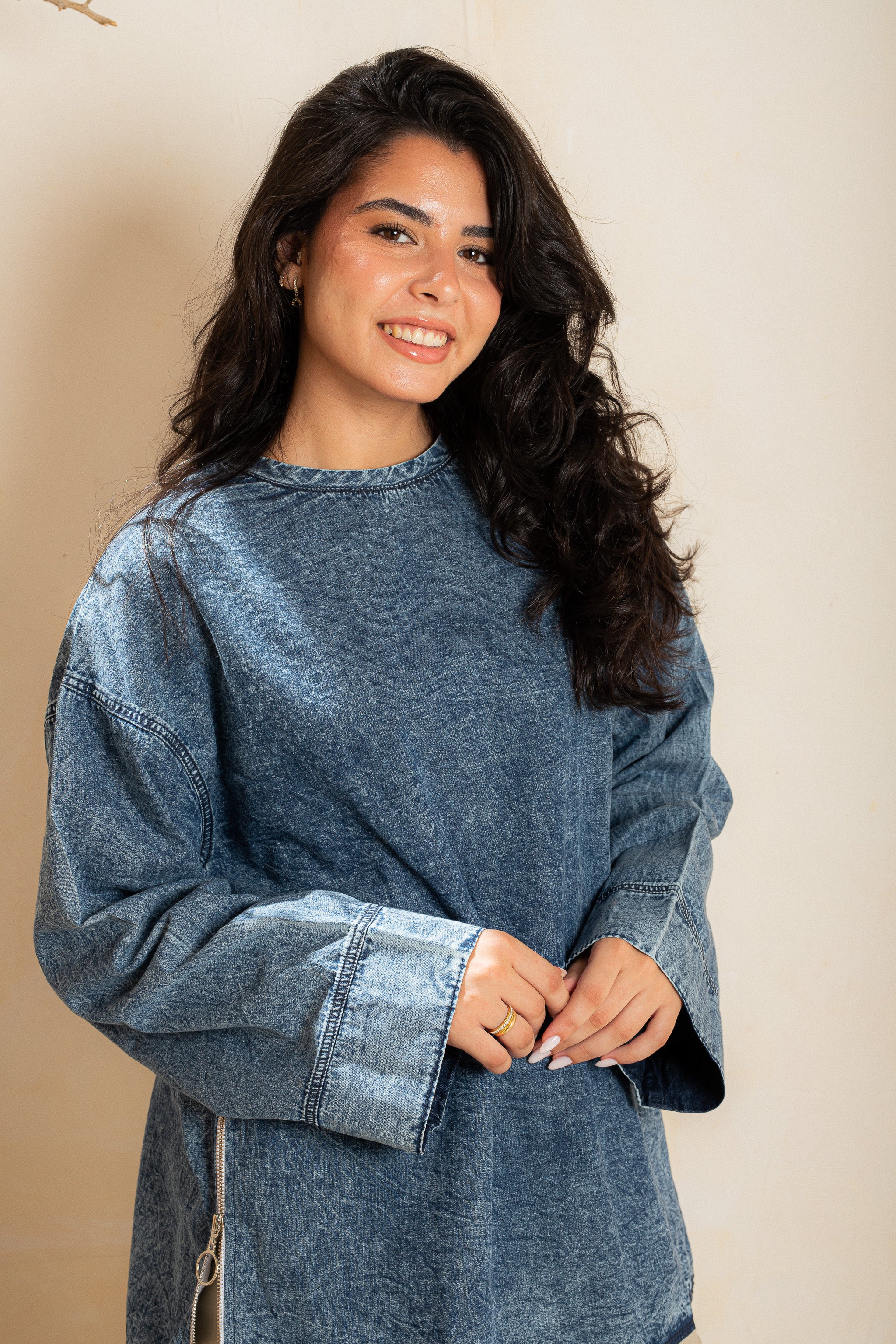 Slide side Shirt - Steel