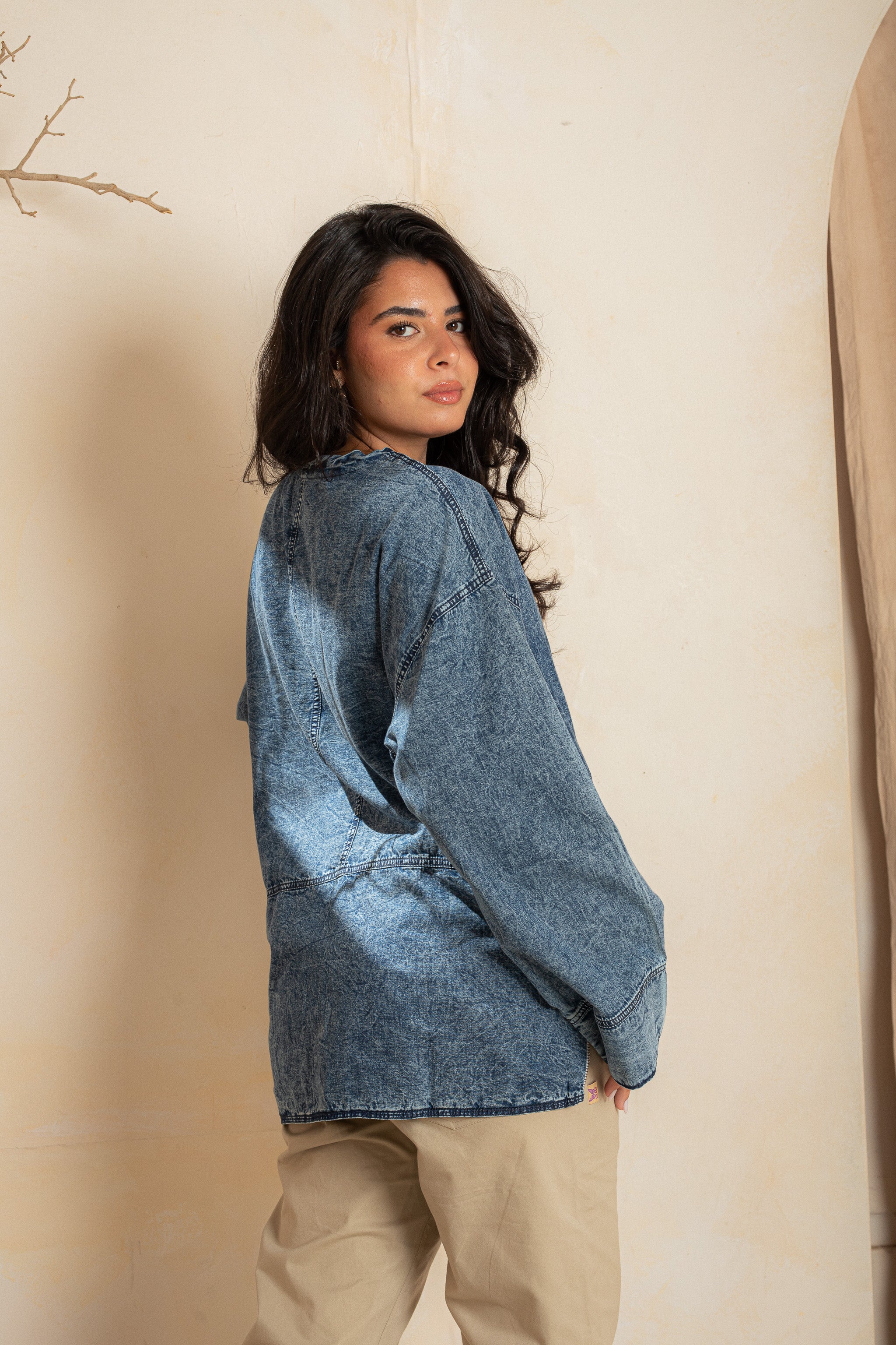 Slide side Shirt - Steel